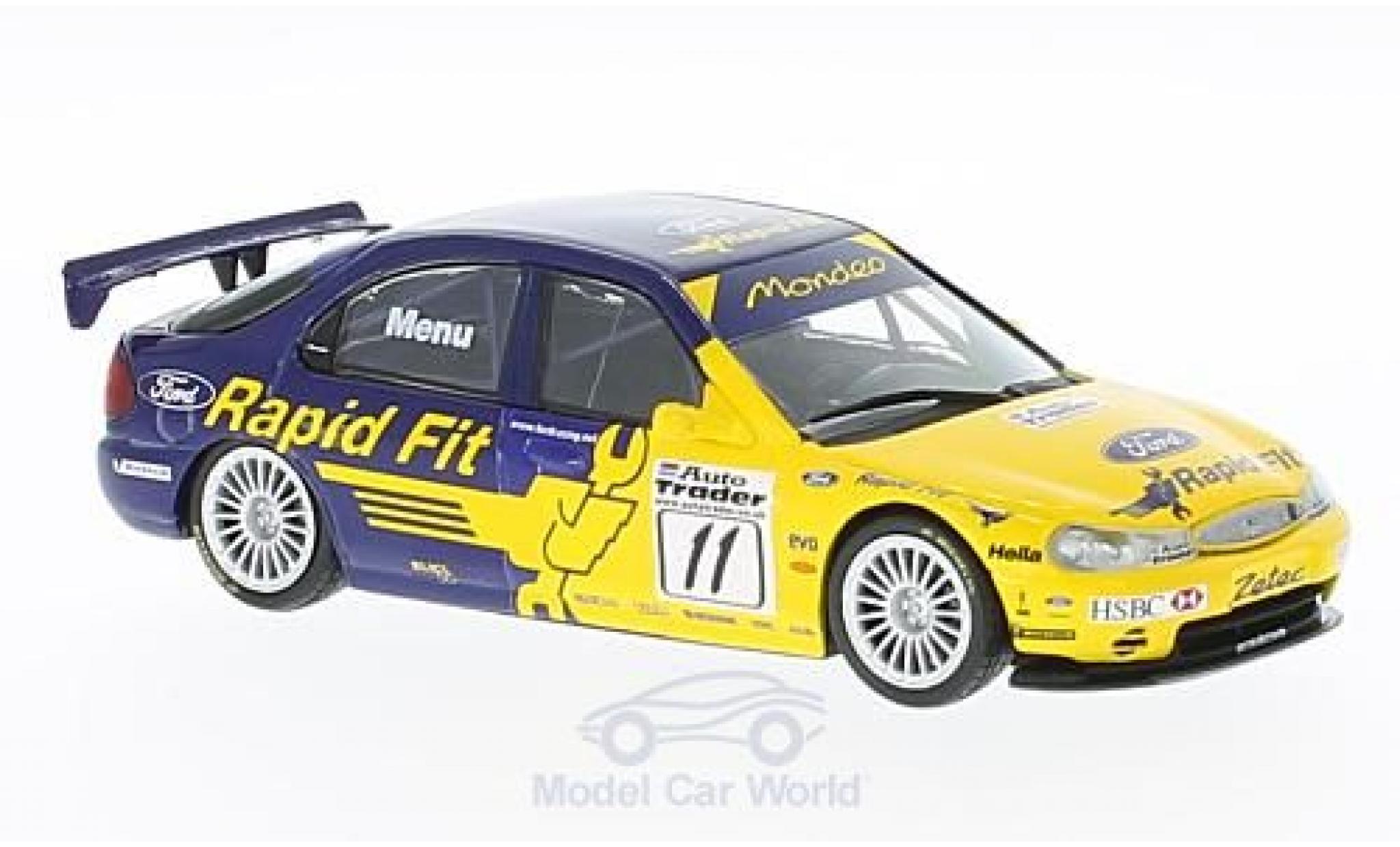 Ford Mondeo 1/43 SpecialC Zetec No.11 Team BTCC 2000 A. Menu ohne Vitrine modellino in miniatura