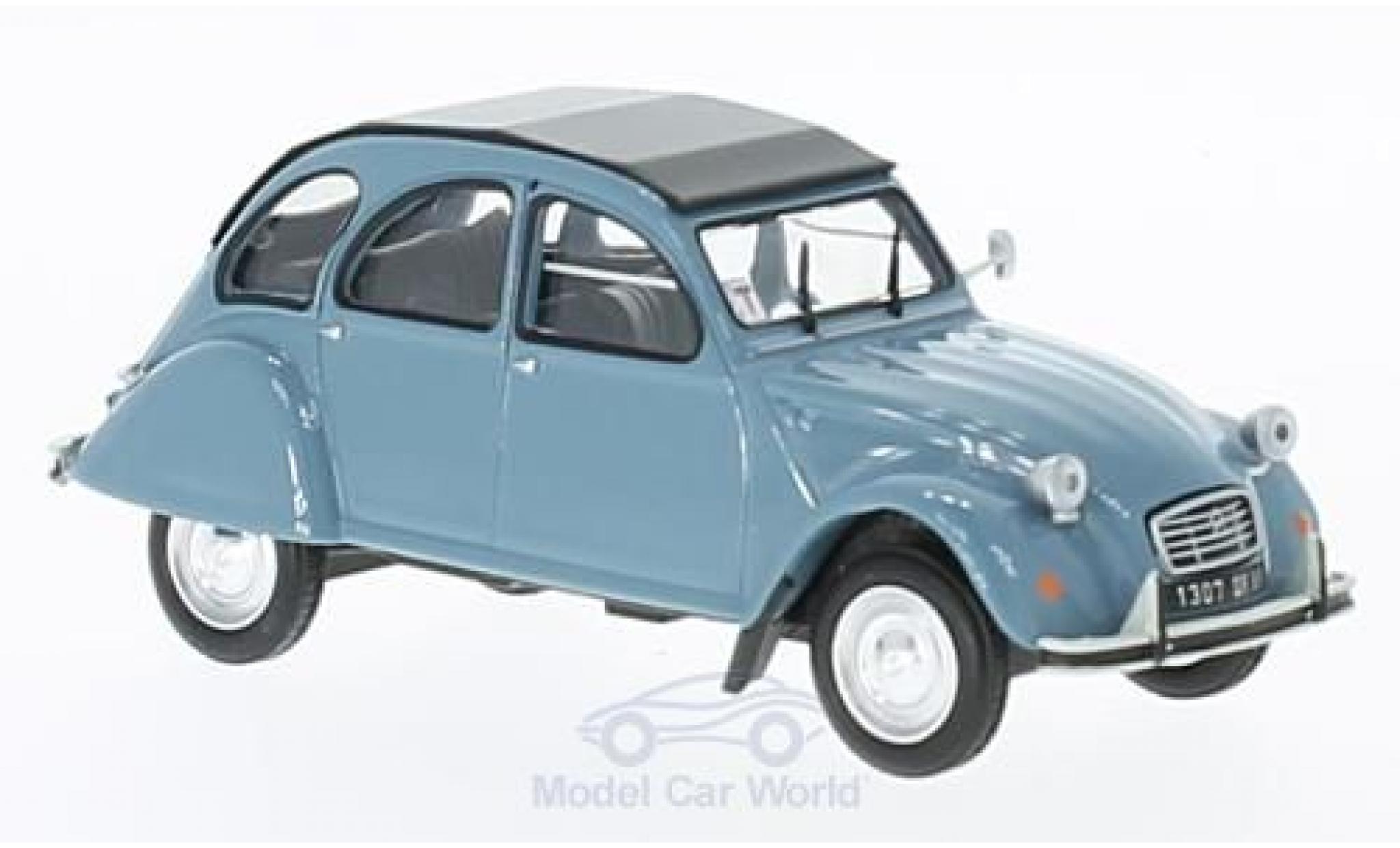Citroen 2CV 1/43 SpecialC 2 CV 6 blu/nero Medecin (F) mit Figur modellino in miniatura