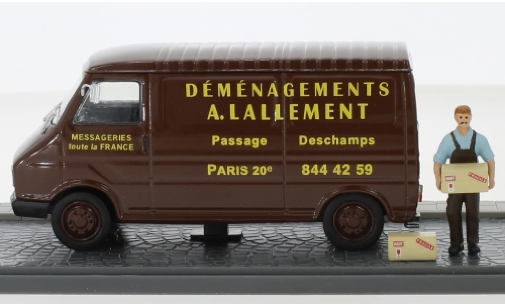 Citroen C3 1/43 SpecialC 5 Demenagements A.Lallement avec figurine sans Vitrine modellino in miniatura
