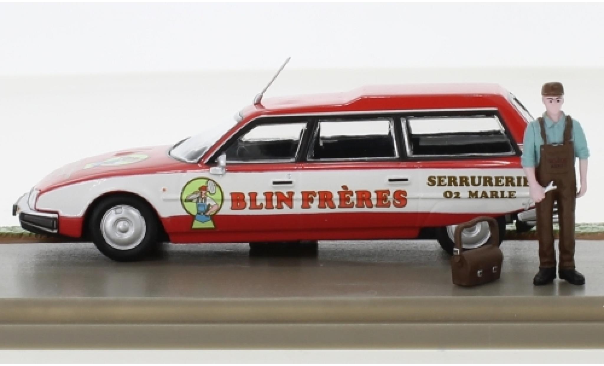 Citroen CX 1/43 SpecialC Break Blin Freres avec figurine sans Vitrine modellino in miniatura