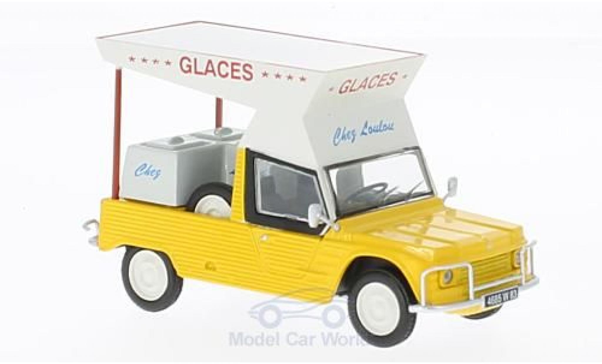 Citroen Mehari 1/43 SpecialC Marchand de Glaces mit Figur modellino in miniatura