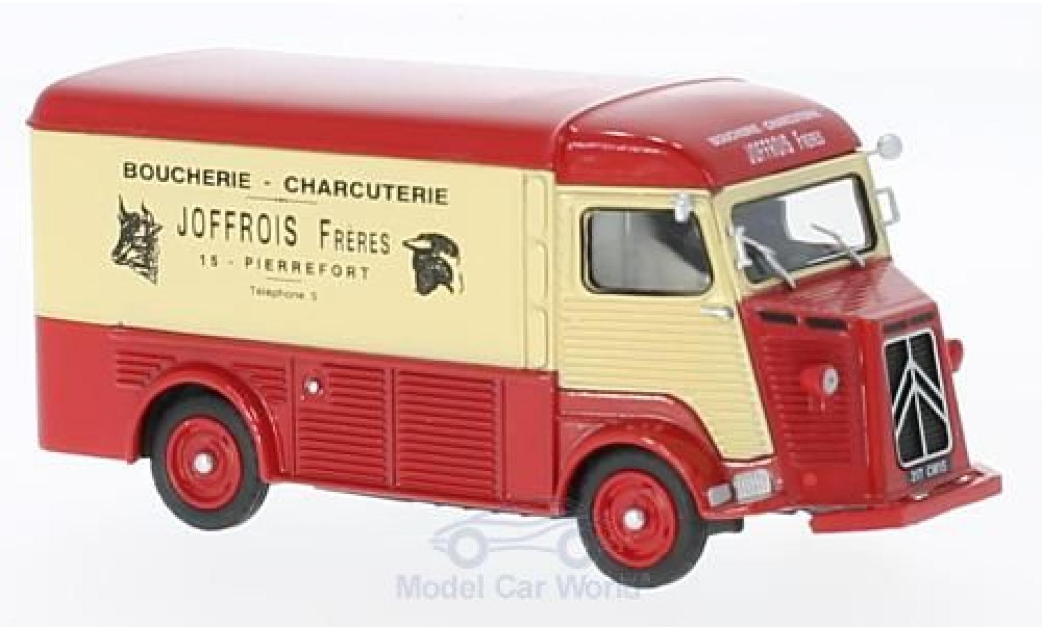 Citroen Type H 1/43 SpecialC Boucher - Charcutier mit Figur modellino in miniatura
