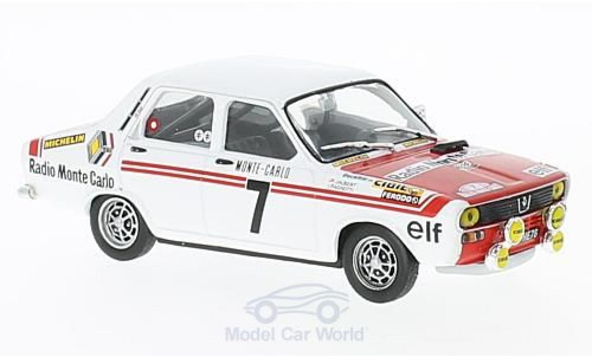 Renault 12 1/43 SpecialC Gordini No.7 Rallye Monte Carlo 1973 J.Ragnotti/J.Jaubert ohne Vitrine modellino in miniatura