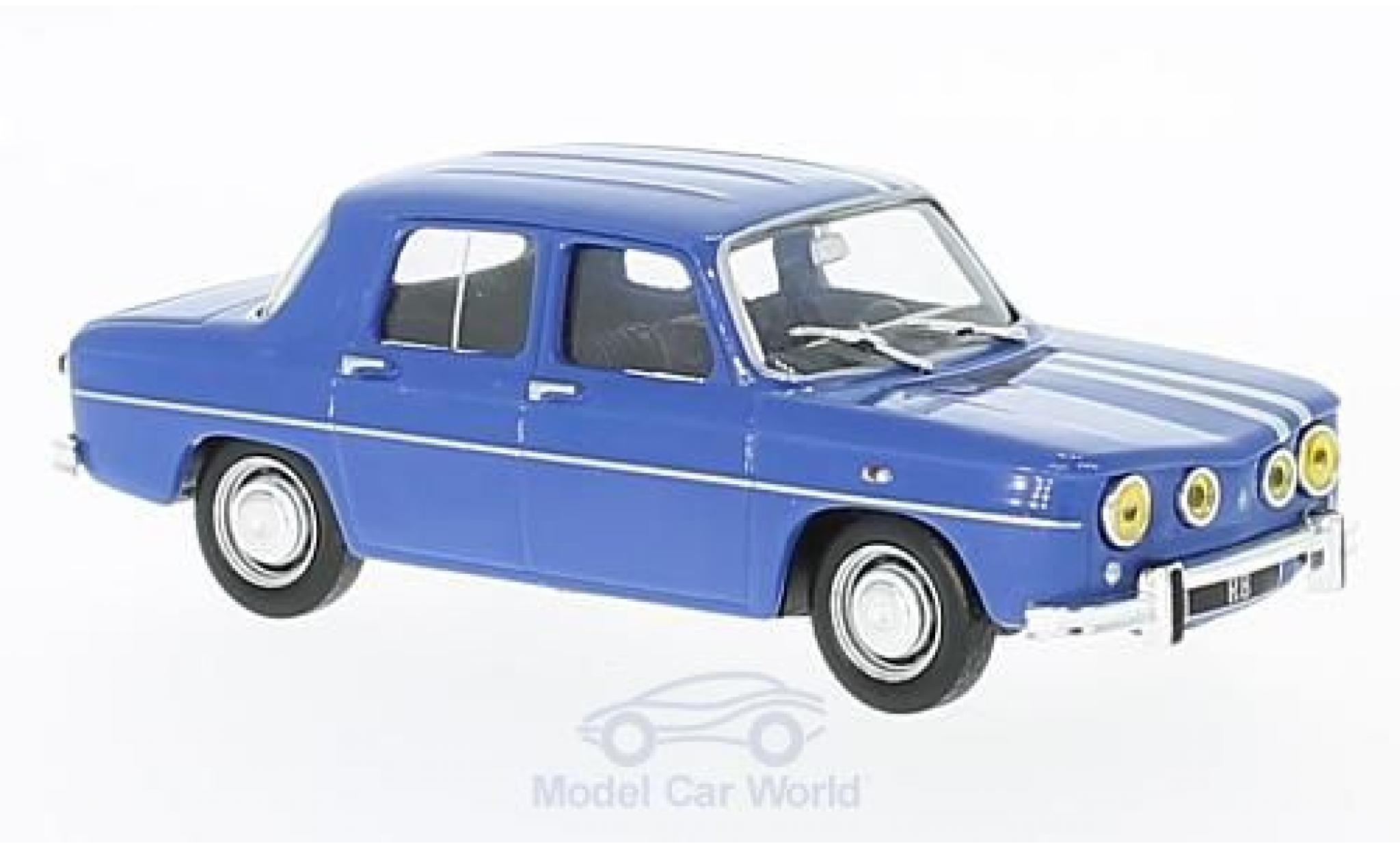 Renault 8 1/43 SpecialC Gordini 1300 blu 1966 ohne Vitrine modellino in miniatura