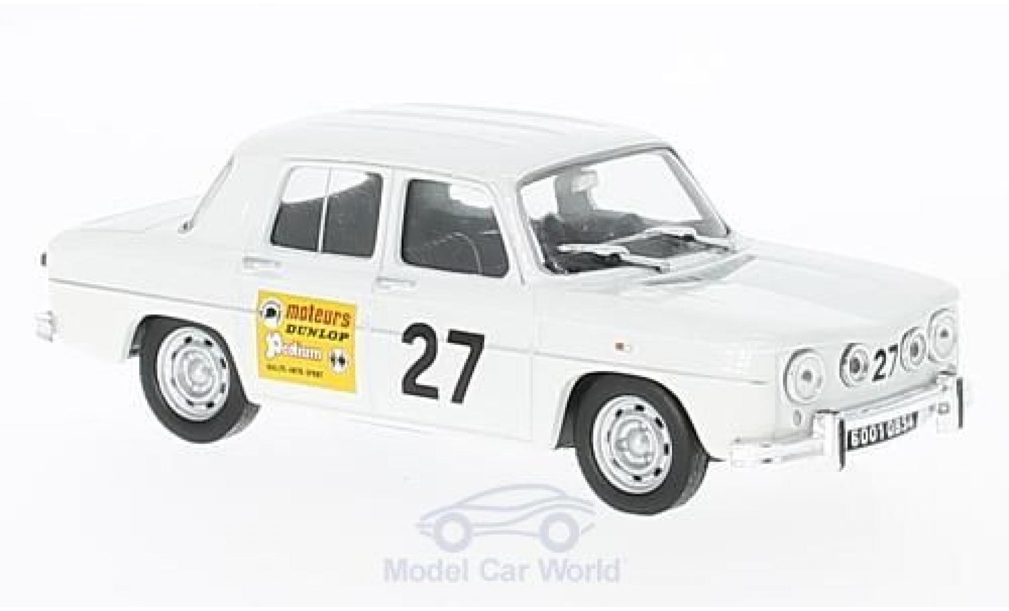 Renault 8 1/43 SpecialC Gordini No.27 196 Coupe Gordini ohne Vitrine modellino in miniatura