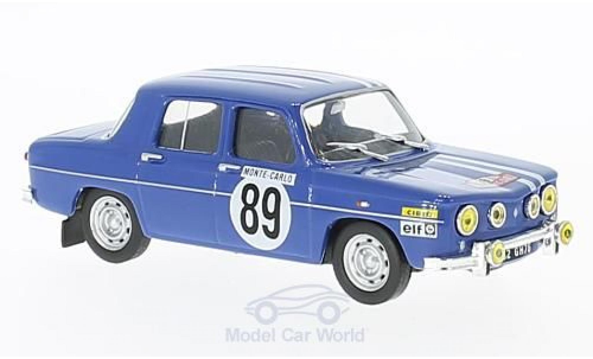Renault 8 1/43 SpecialC Gordini No.9 Rallye Monte Carlo 1969 J-L.Therier/M.Callewaert ohne Vitrine modellino in miniatura
