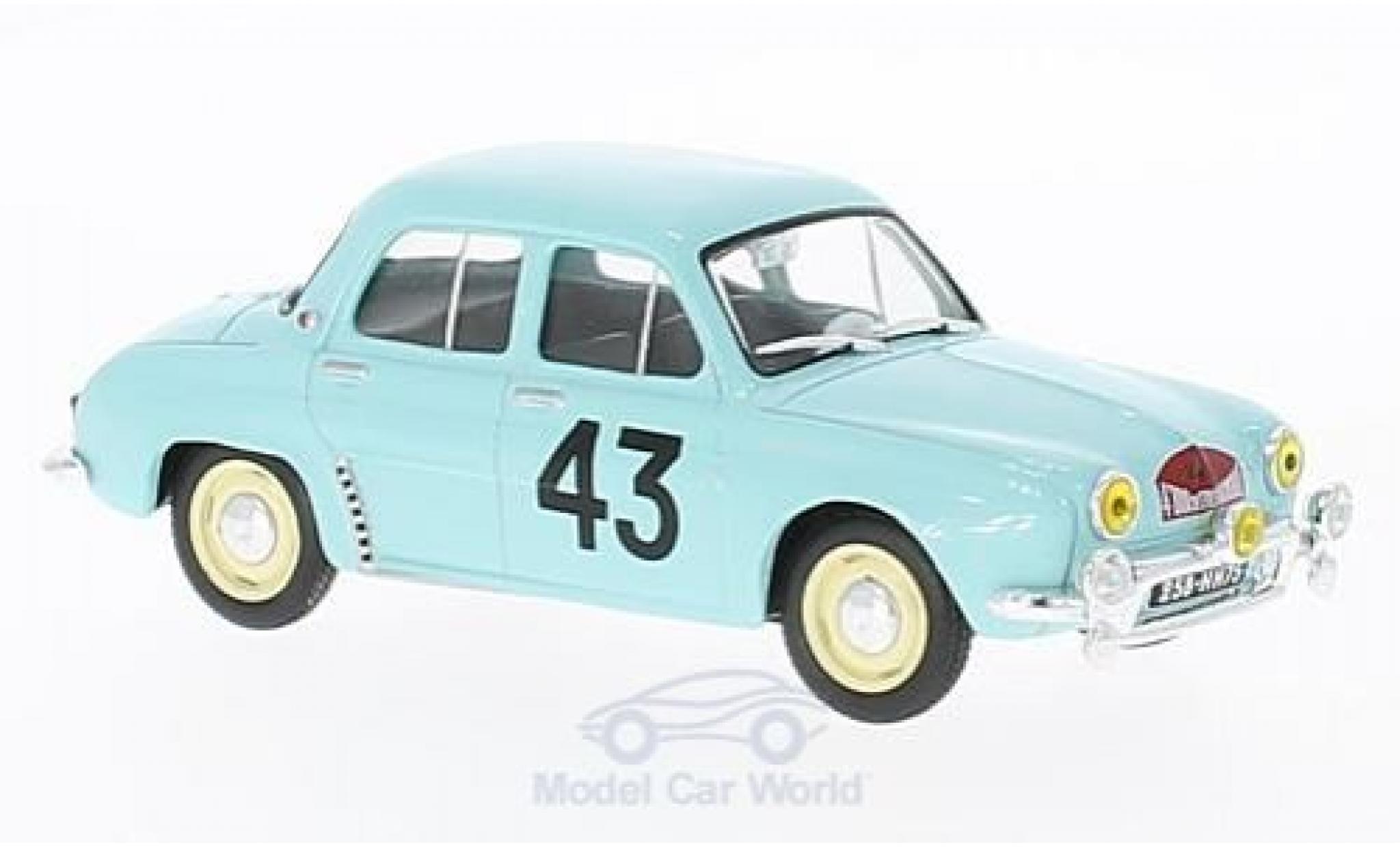Renault Dauphine 1/43 SpecialC Gordini No.43 Tour de Corse 1959 H.Oreiller/J.-B.Canonici ohne Vitrine modellino in miniatura