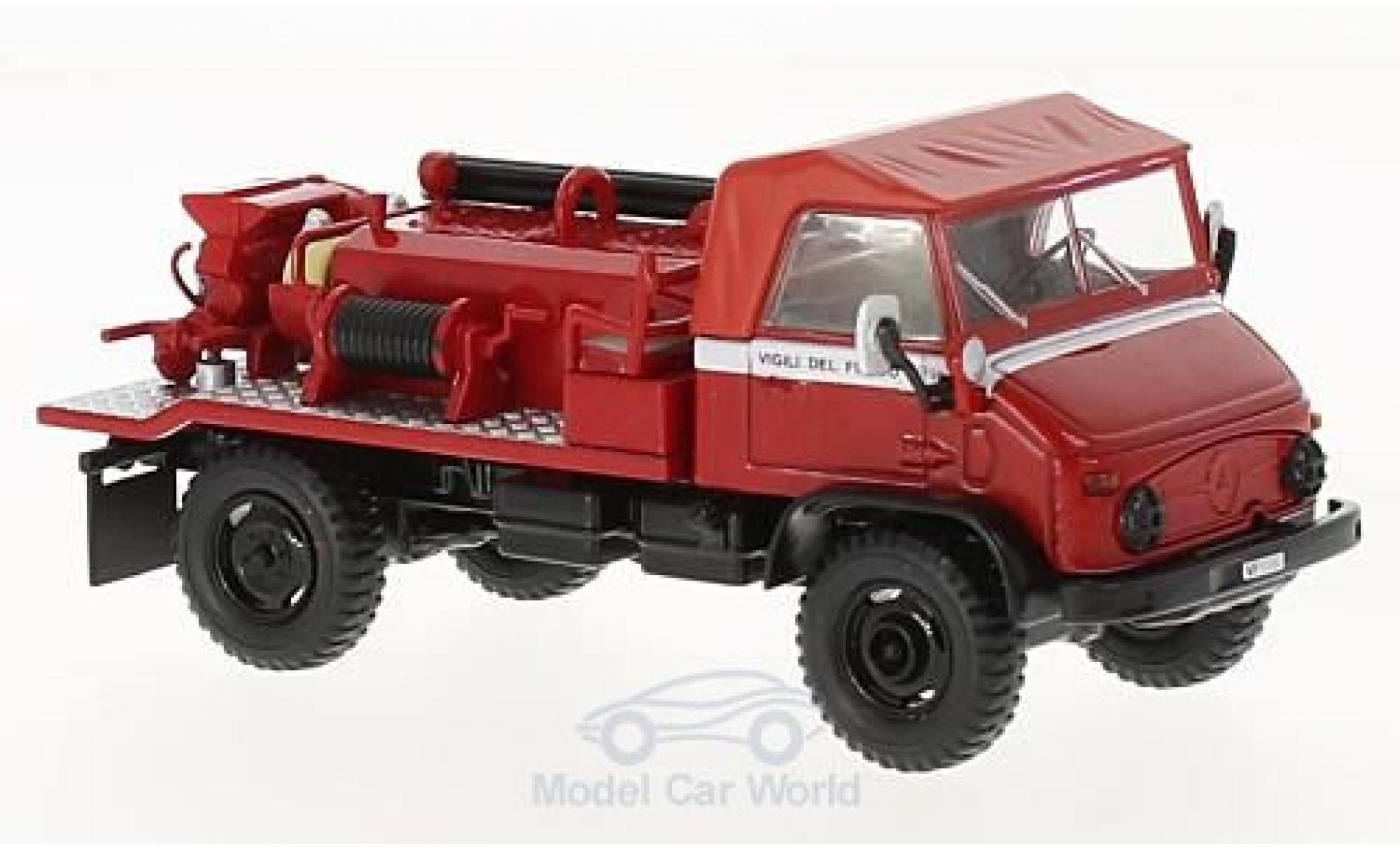 Mercedes Unimog 1/43 SpecialC 404 Vigili del Fuoco (I) ohne Vitrine modellino in miniatura