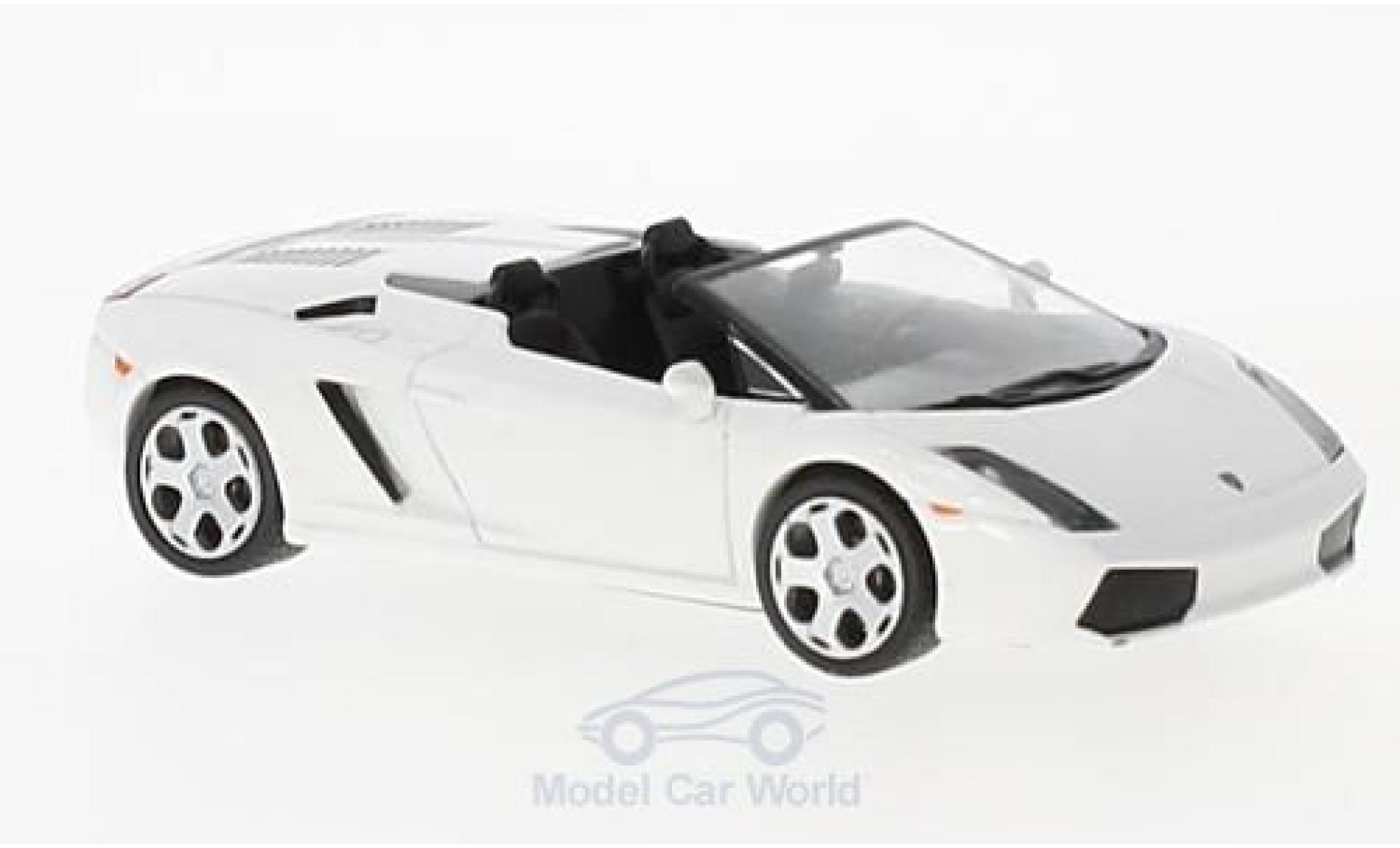Lamborghini Gallardo Spyder 1/43 SpecialC Spyder bianco 2005 modellino in miniatura