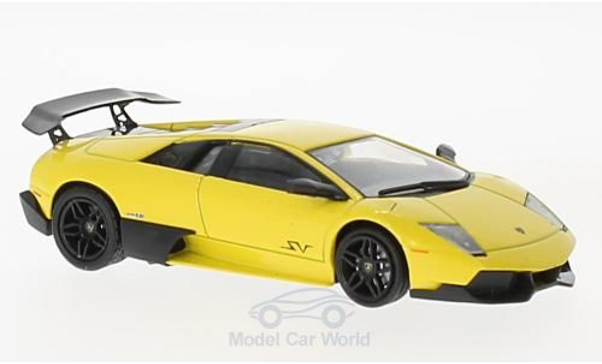 Lamborghini Murcielago 1/43 SpecialC LP 670-4 Superveloce giallo 2009 modellino in miniatura