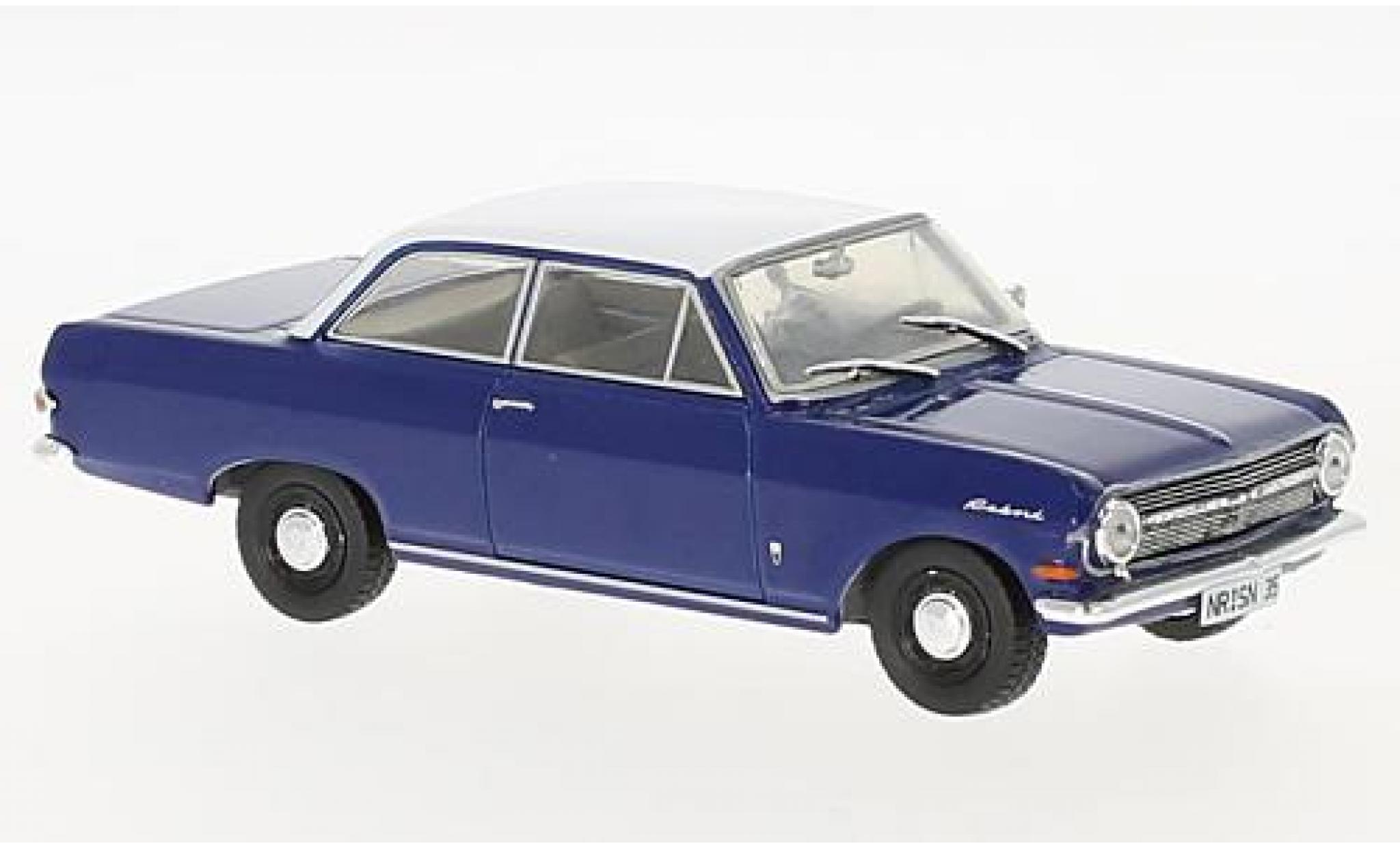 Opel Rekord 1/43 SpecialC A blu/bianco 1963 sans Vitrine modellino in miniatura