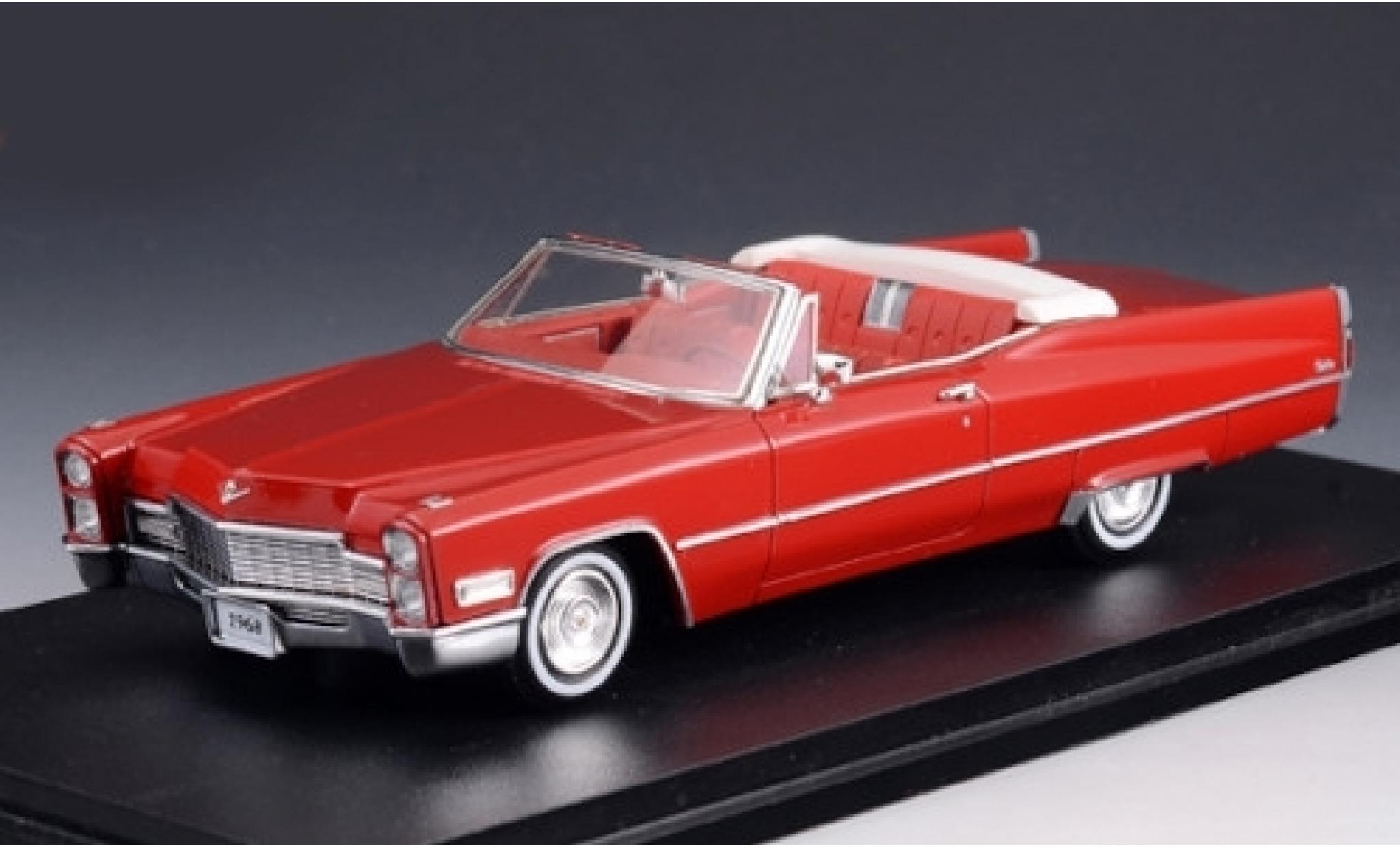 Cadillac Deville 1/43 Stamp Models DeVille Convertibile rosso 1968 Verdeck geöffnet modellino in miniatura