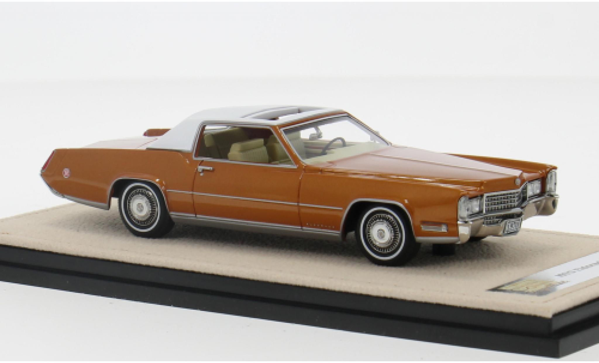 Cadillac Eldorado 1/43 Stamp Models Biarritz orange 1970 1:43 modellino in miniatura