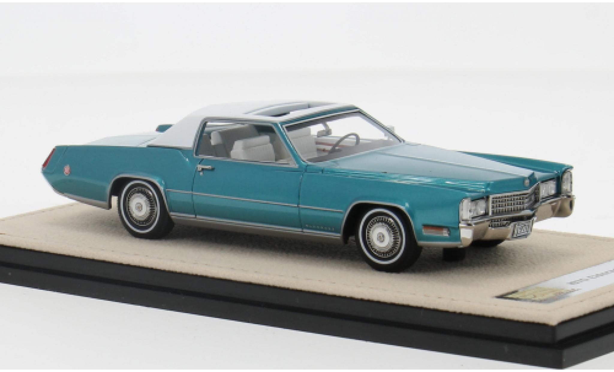 Cadillac Eldorado 1/43 Stamp Models Biarritz türkis 1970 1:43 modellino in miniatura