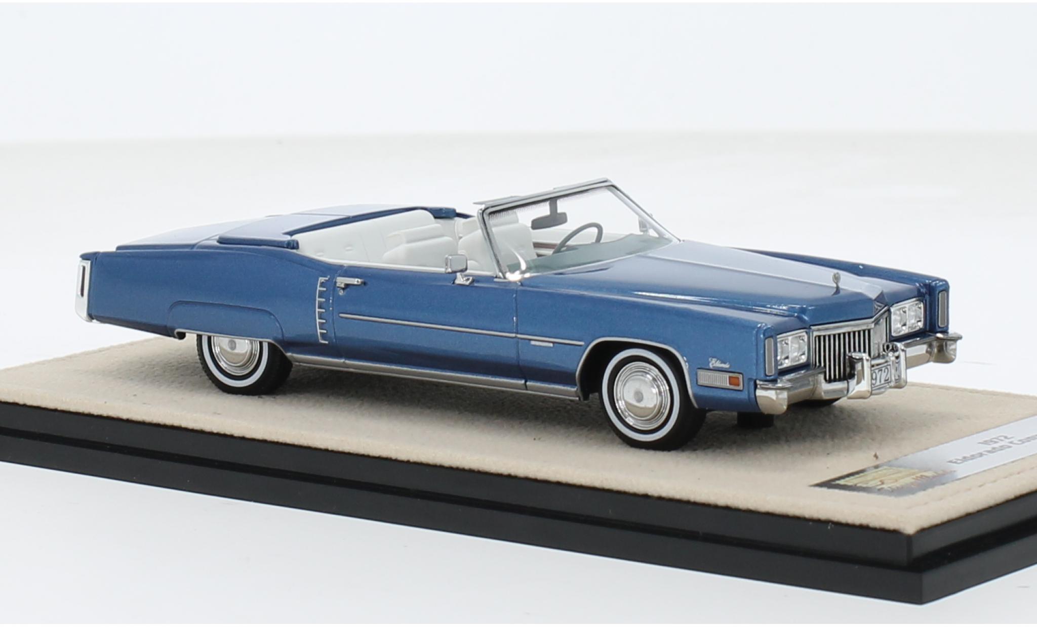 Cadillac Eldorado 1/18 Stamp Models Cabriolet metallise blau 1972 1:18 modellino in miniatura