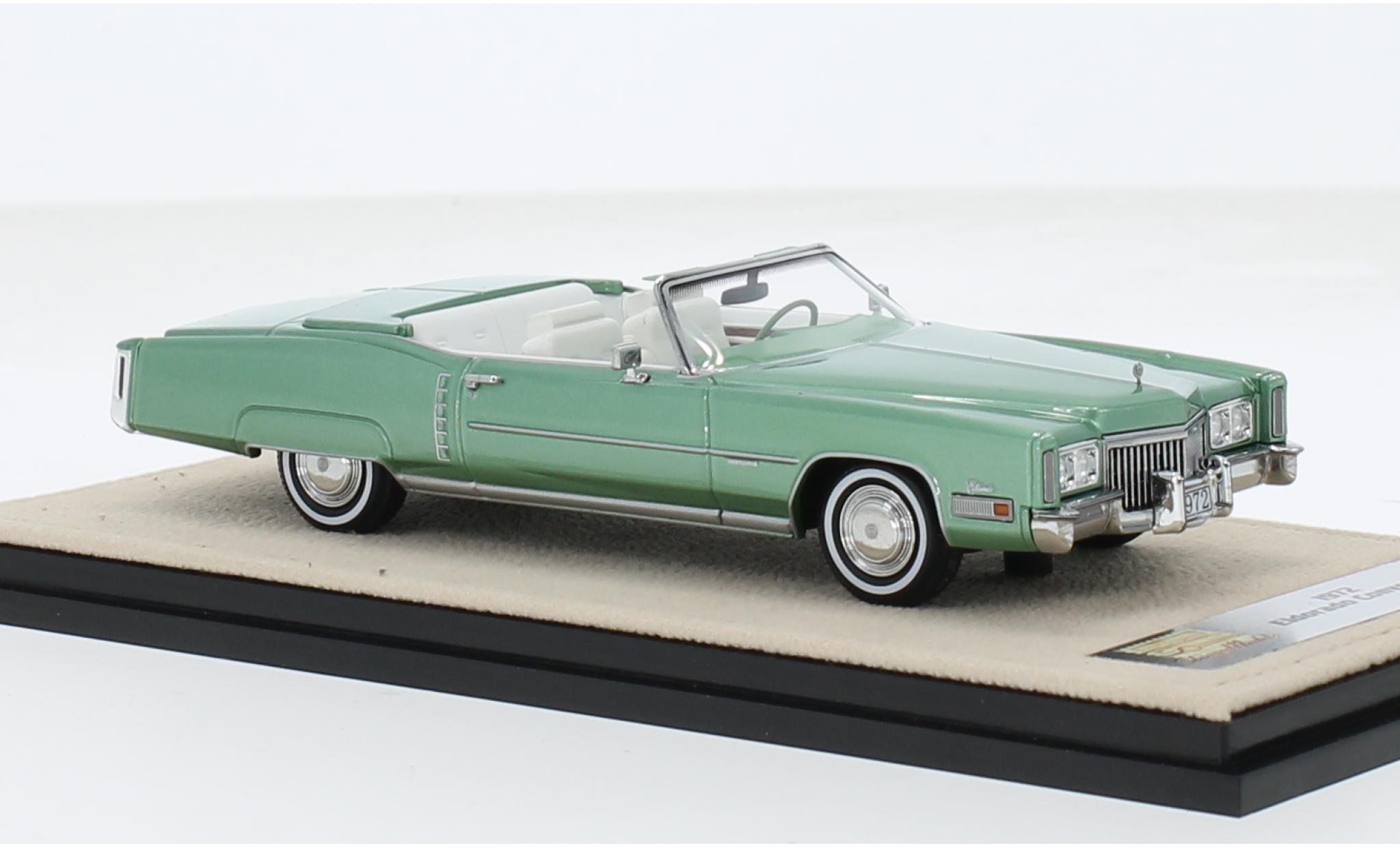 Cadillac Eldorado 1/18 Stamp Models Cabriolet metallise grün 1972 1:18 modellino in miniatura