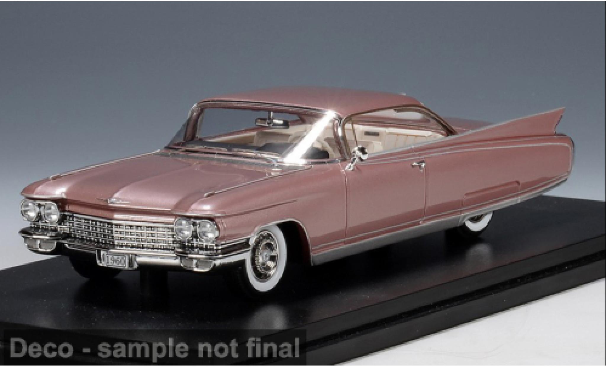 Cadillac Eldorado 1/43 Stamp Models Seville rosa 1960 1:43 modellino in miniatura