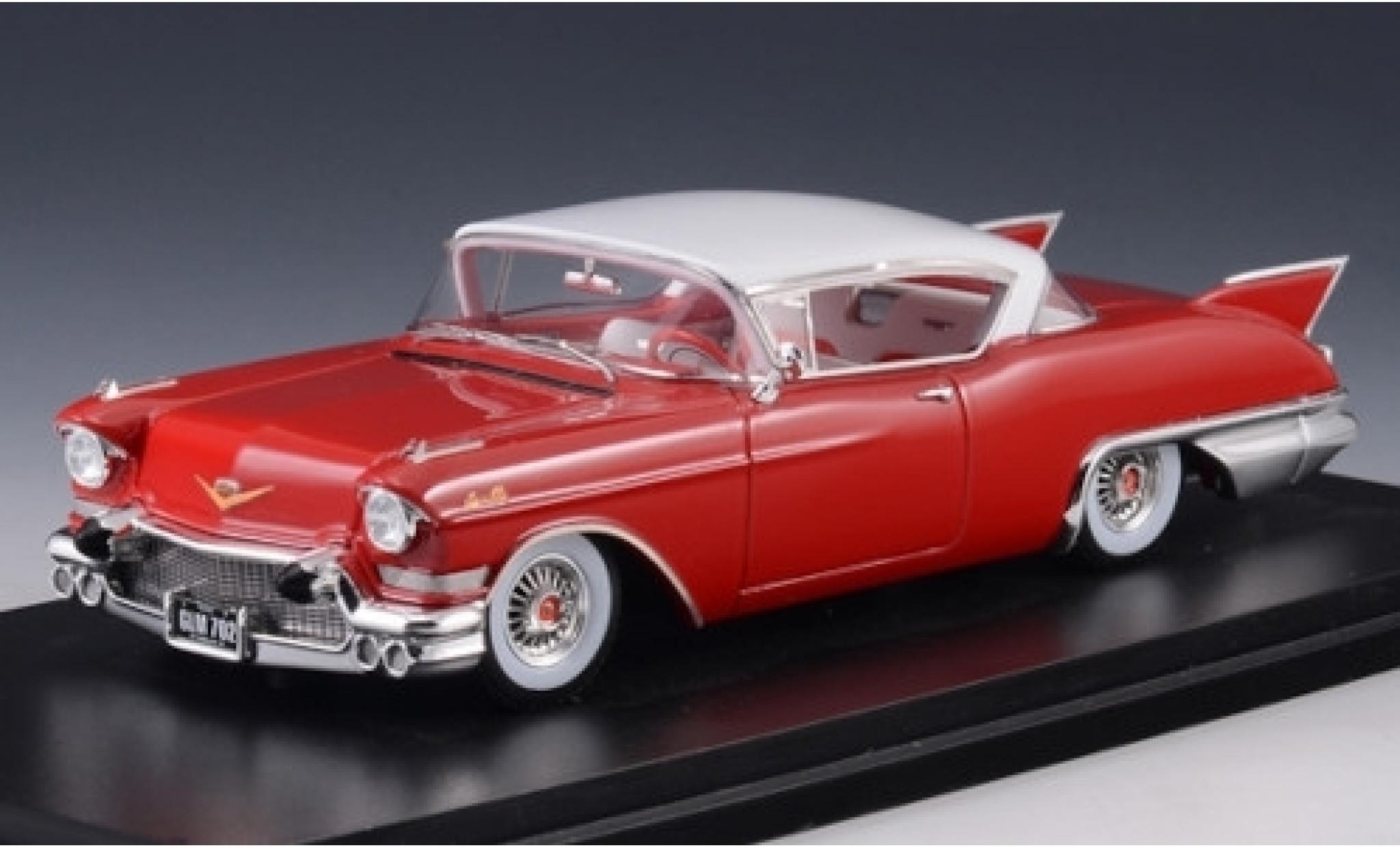 Cadillac Eldorado 1/43 Stamp Models Seville rosso/bianco 1957 modellino in miniatura