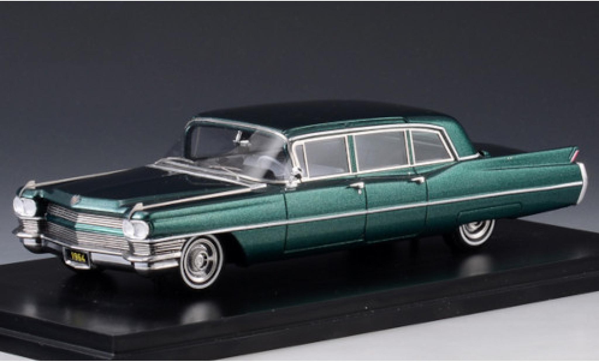 Cadillac Fleetwood 1/43 Stamp Models 75 Limousine metallico verde 1964 modellino in miniatura