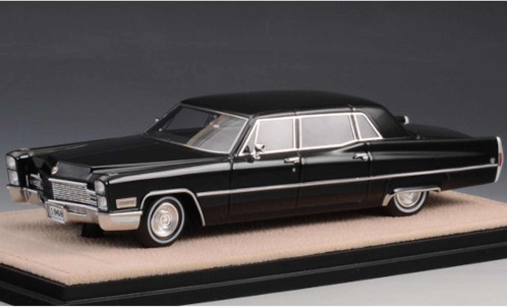 Cadillac Fleetwood 1/43 Stamp Models 75 Limousine nero 1968 modellino in miniatura