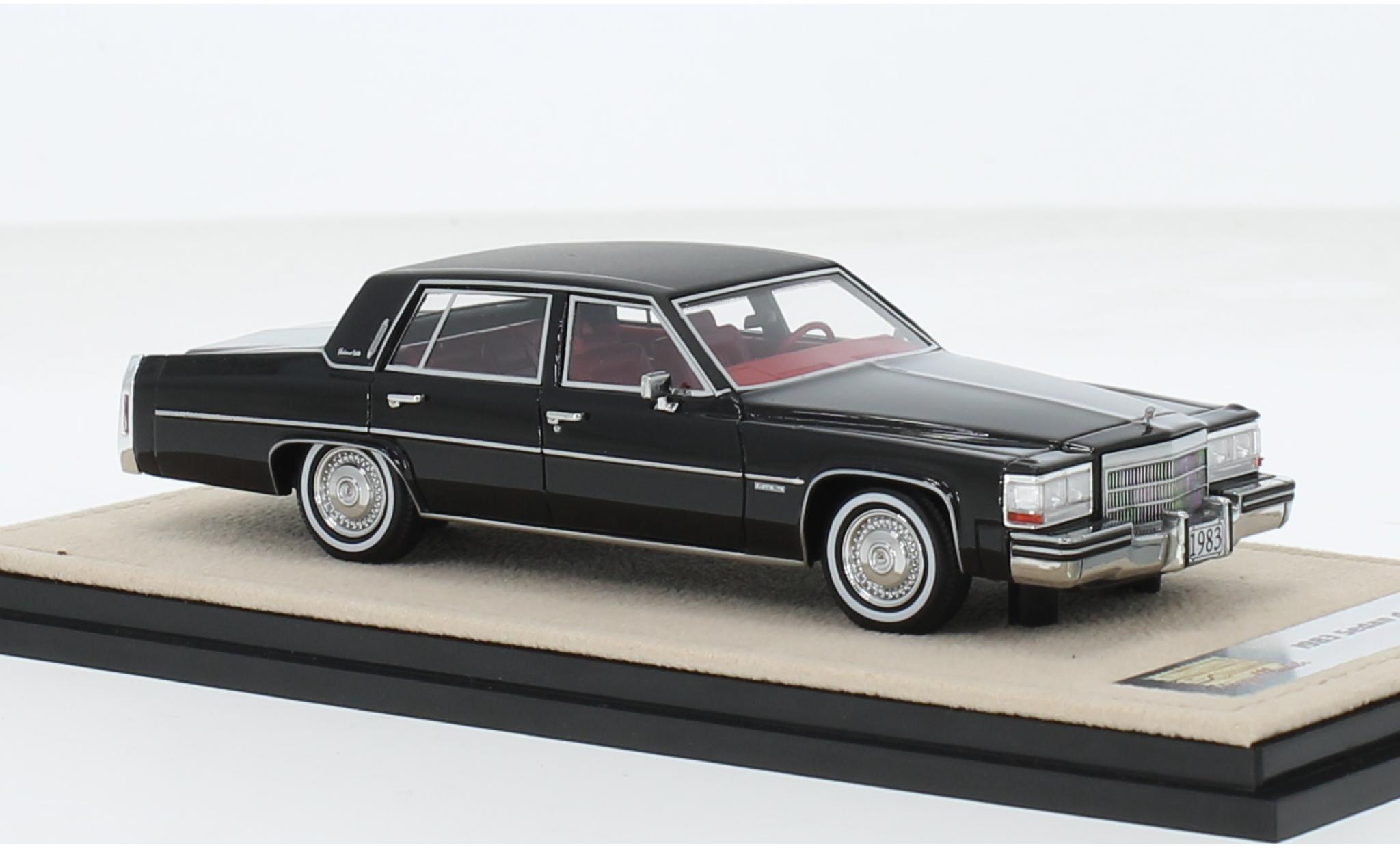 Cadillac Sedan 1/43 Stamp Models DeVille schwarz 1983 1:43 modellino in miniatura