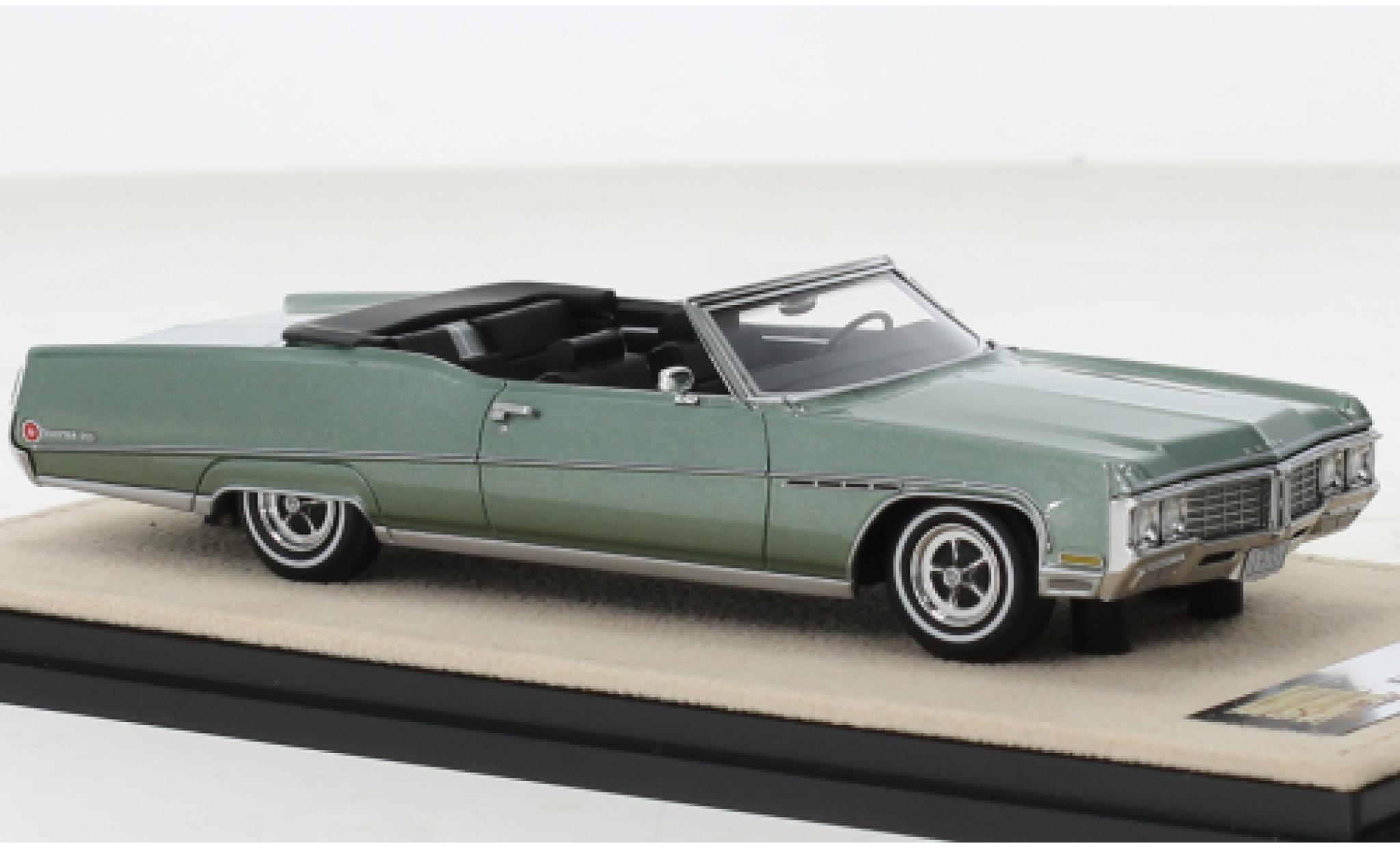Buick Electra 1/43 Stamp Models 225 Convertibile metallise verde 1970 modellino in miniatura