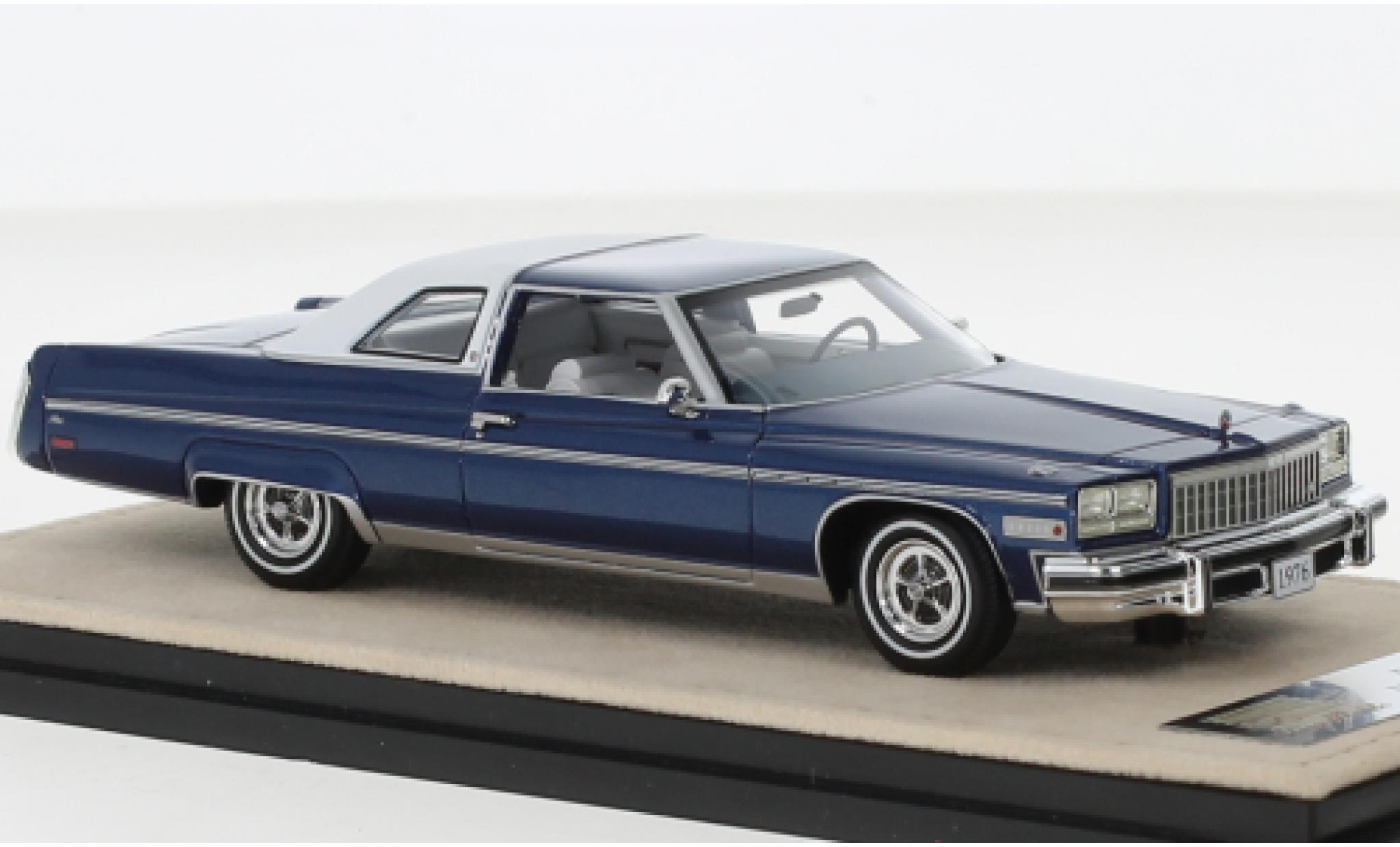 Buick Electra 1/43 Stamp Models 225 limited Coupe metallise blu/bianco 1976 modellino in miniatura