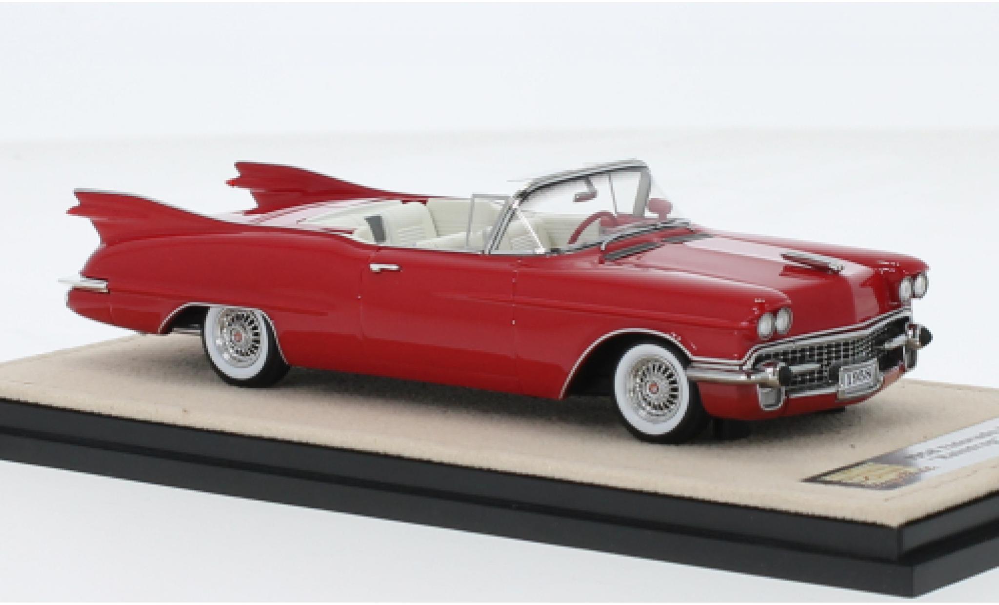 Cadillac Eldorado 1/43 Stamp Models Biarritz Raindrop Concept rosso 1958 modellino in miniatura