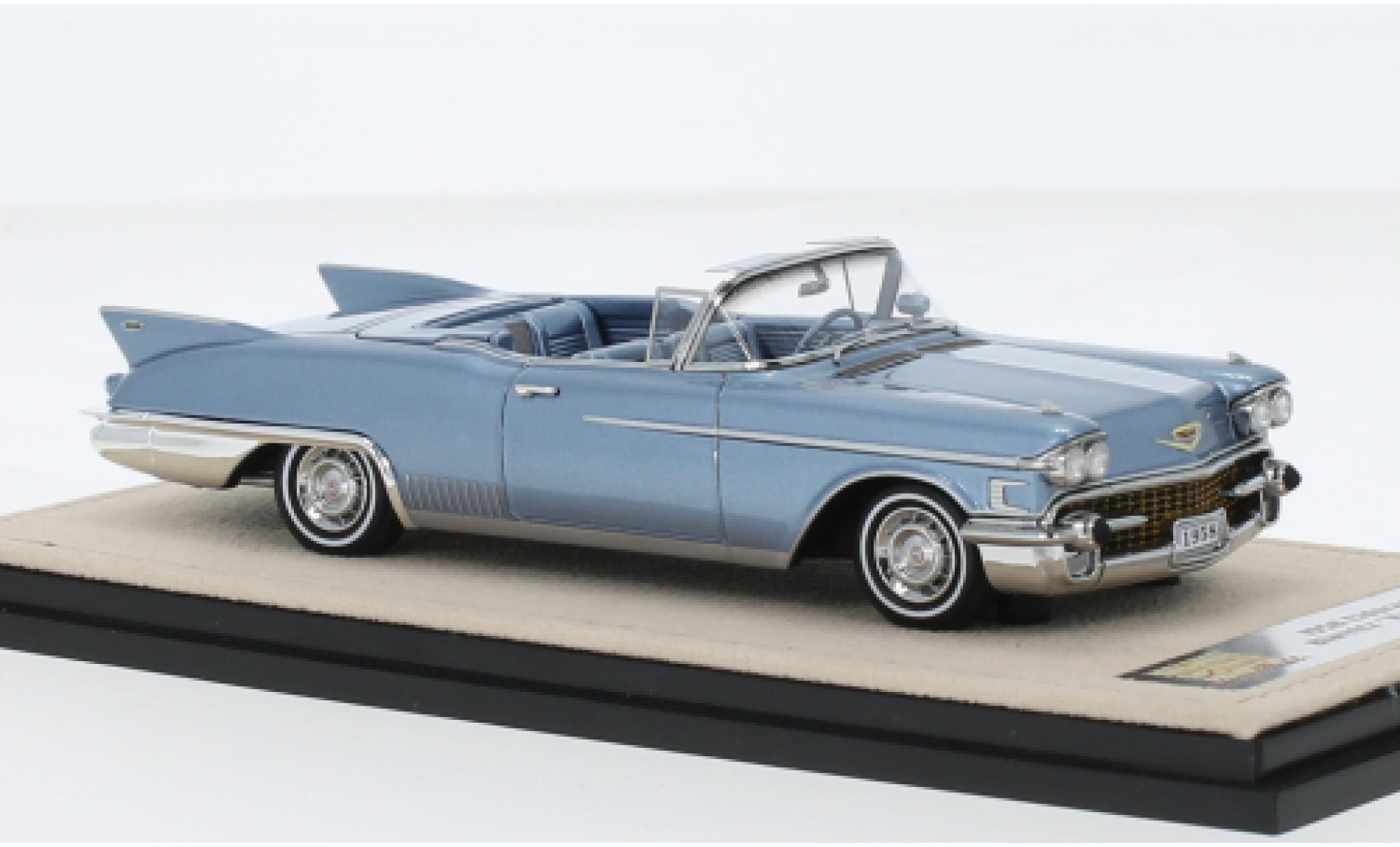 Cadillac Eldorado 1/43 Stamp Models Biarritz Raindrop metallise blu clair 1958 modellino in miniatura
