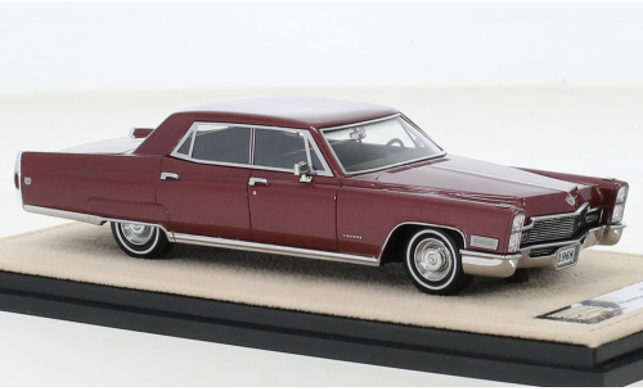 Cadillac Fleetwood 1/43 Stamp Models 60 Special metallise rosso 1968 modellino in miniatura