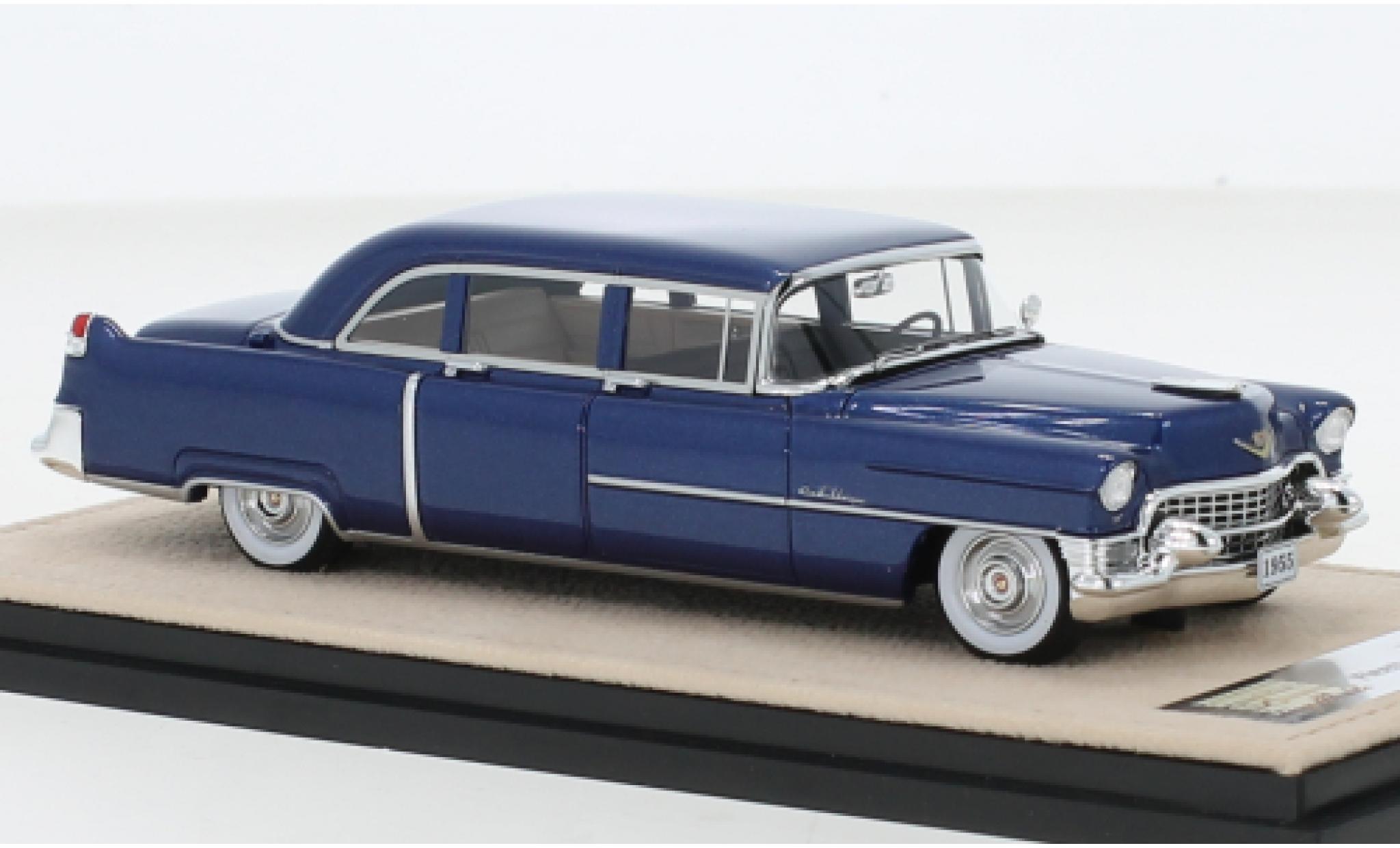 Cadillac Fleetwood 1/43 Stamp Models 75 Limousine metallise blu foncé 1955 modellino in miniatura