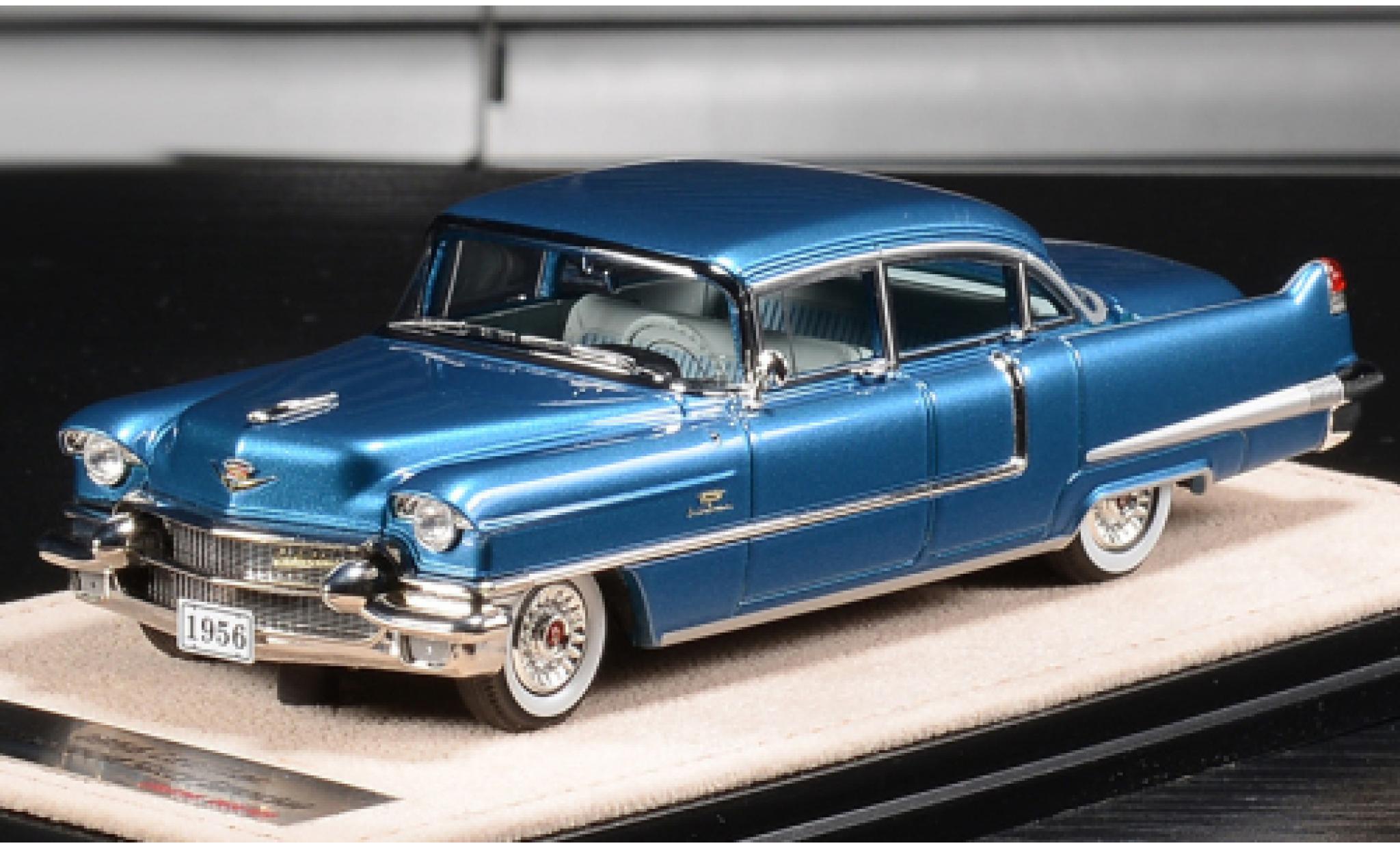 Cadillac Fleetwood 1/43 Stamp Models Sixty Special metallise blu 1956 modellino in miniatura