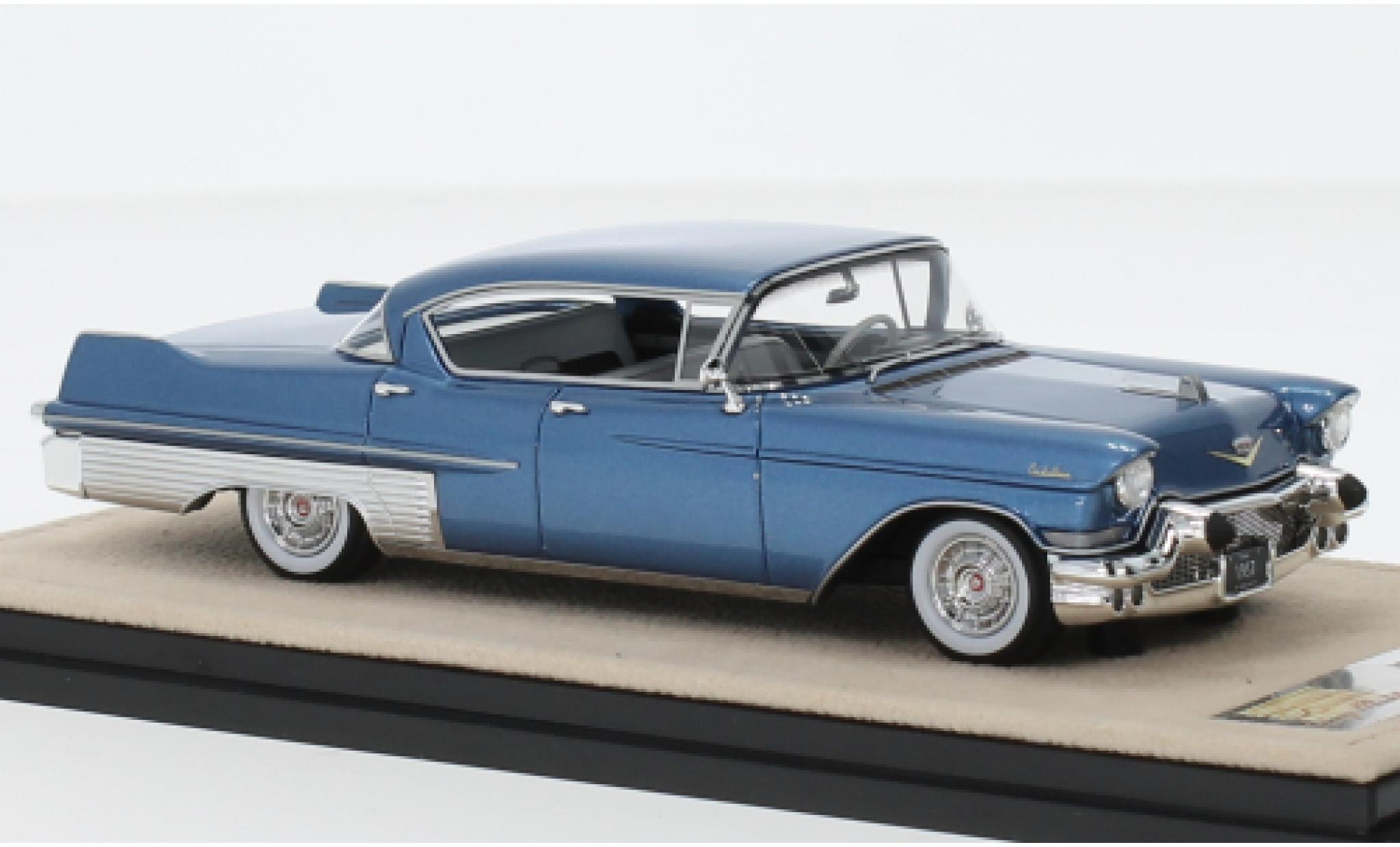 Cadillac Fleetwood 1/43 Stamp Models Sixty Special metallise blu 1957 modellino in miniatura