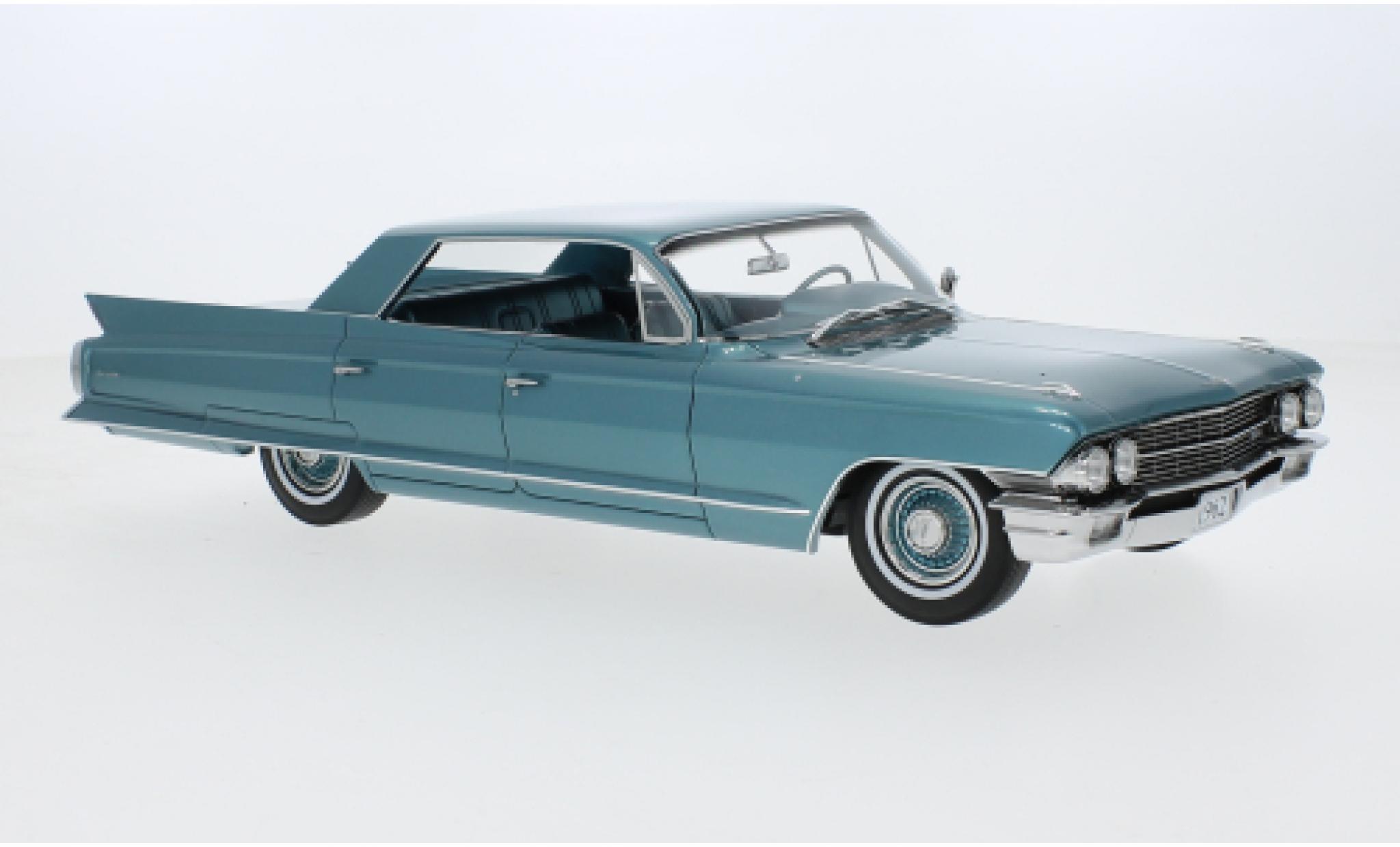 Cadillac Sedan 1/18 Stamp Models DeVille metallise turchese 1962 modellino in miniatura