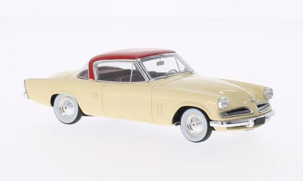 Studebaker Champion 1/43 Spark beige/rosso 1953 modellino in miniatura