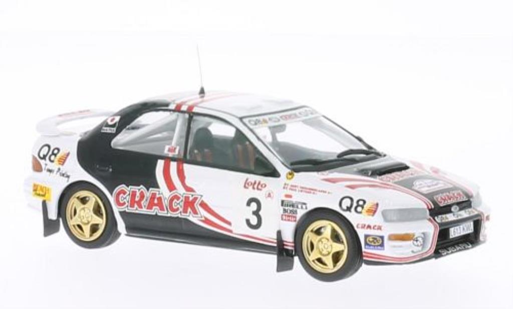 Subaru Impreza 1/43 Trofeu 4x4 Turbo No.3 Crack Boucles de Spa 1995 /Derammelaere modellino in miniatura