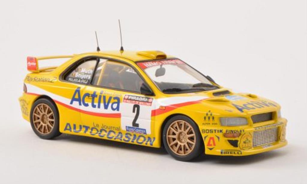 Subaru Impreza 1/43 Trofeu WRC2000 No.2 Rally de Wallonie 2003 /Muth modellino in miniatura