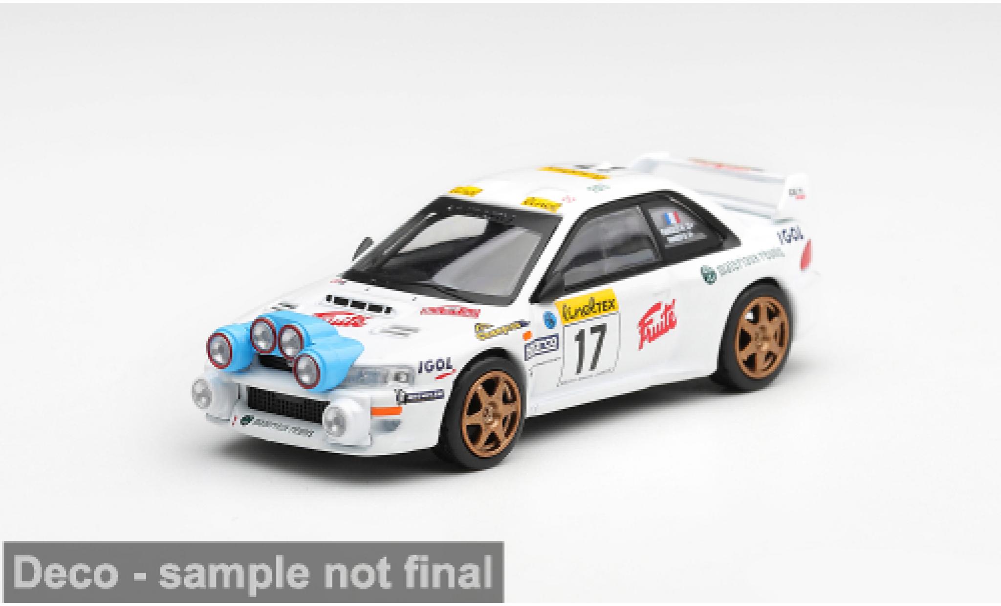 Subaru Impreza 1/64 Mini GT WRC98 Rally Monte Carlo 1999 1:64 modellini auto