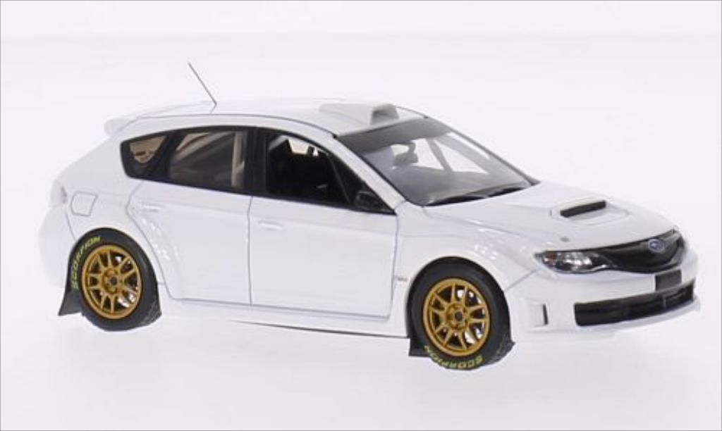 Subaru Impreza WRX 1/43 IXO WRX STI bianco 2011 modellino in miniatura