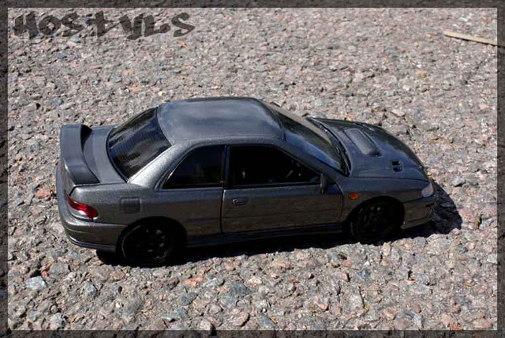 Subaru Impreza WRX Type R 1/18 Autoart WRX Type R gt turbo sti grigio carbone