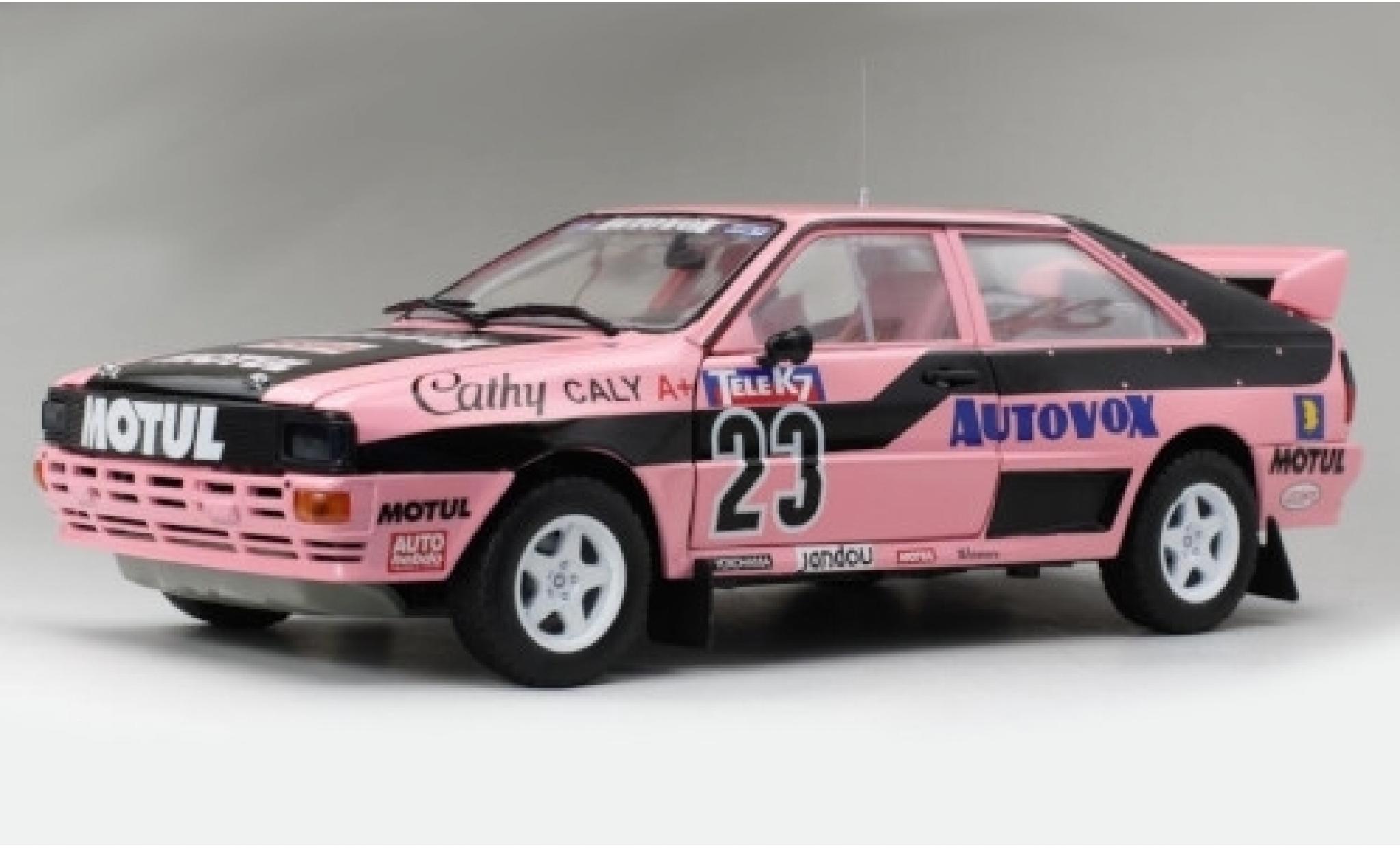 Audi Quattro 1/18 Sun Star A1 No.23 Autovox Rallycross EM Frankreich 1987 C.Caly modellino in miniatura