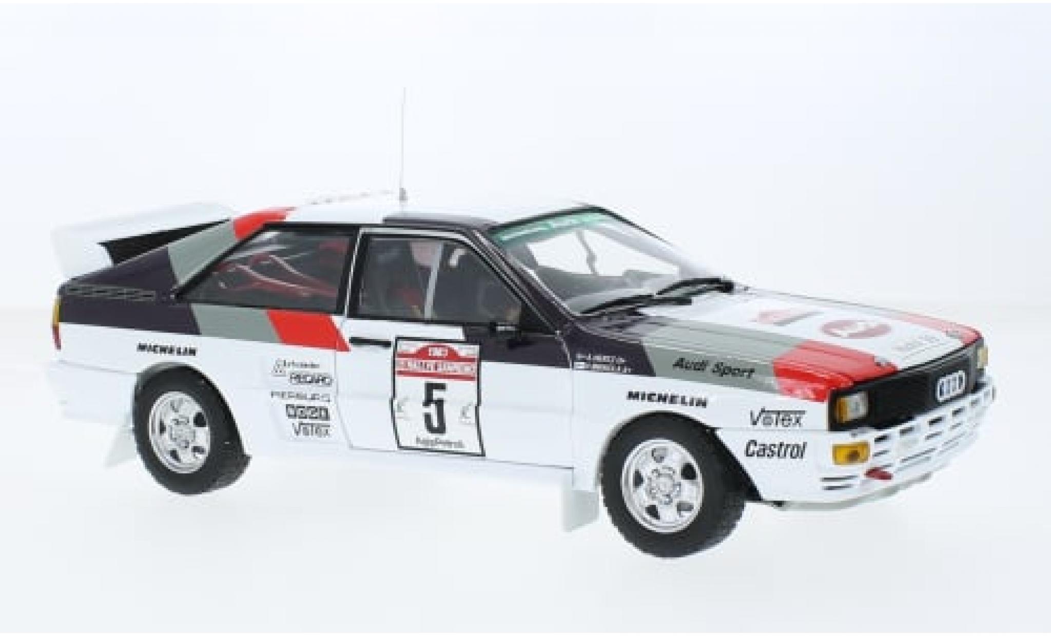 Audi Quattro 1/18 Sun Star A2 No.5 Rallye WM Rallye San Remo 1983 1:18 modellino in miniatura