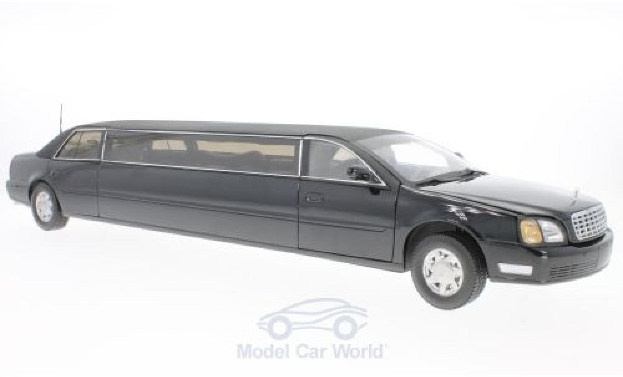 Cadillac Deville 1/18 Sun Star DeVille Limousine nero 2004 ohne Vitrine modellino in miniatura