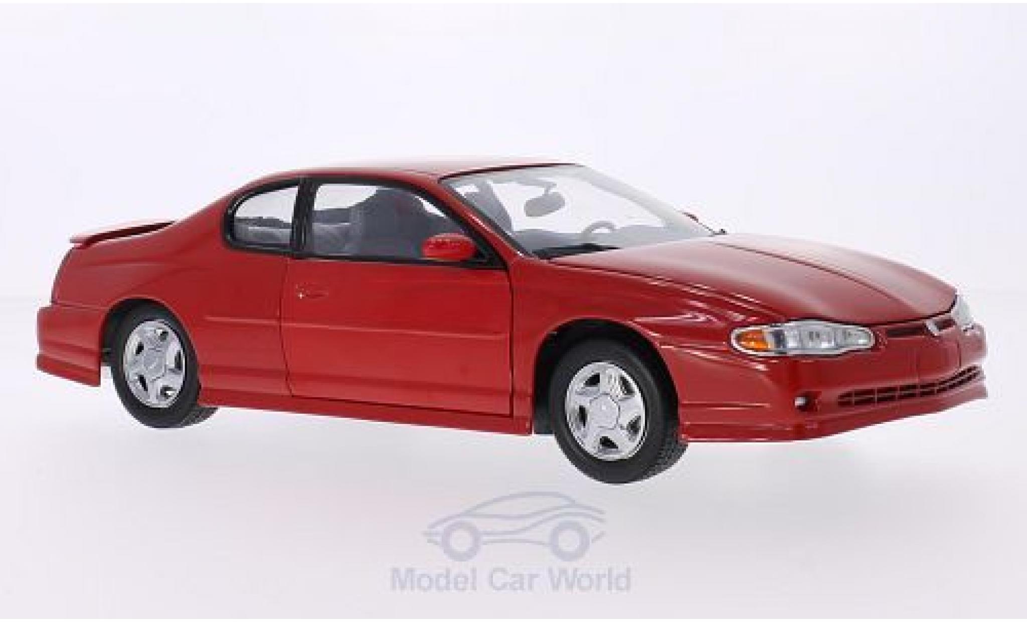 Chevrolet Monte Carlo 1/18 Sun Star SS rosso 2000 modellino in miniatura