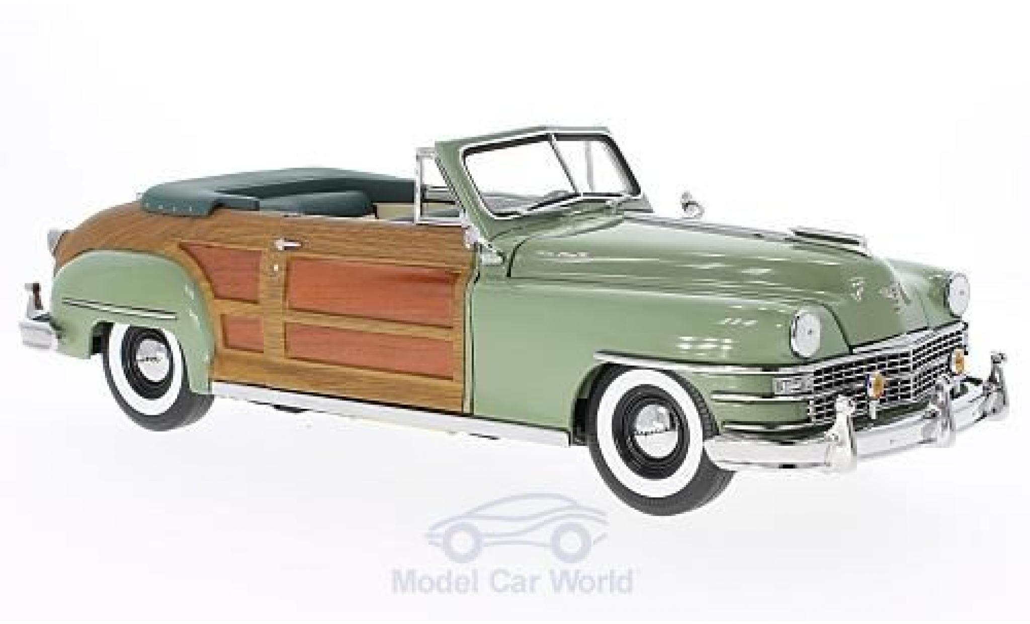Chrysler Town & Country 1/18 Sun Star oliv/Holzoptik 1948 modellino in miniatura