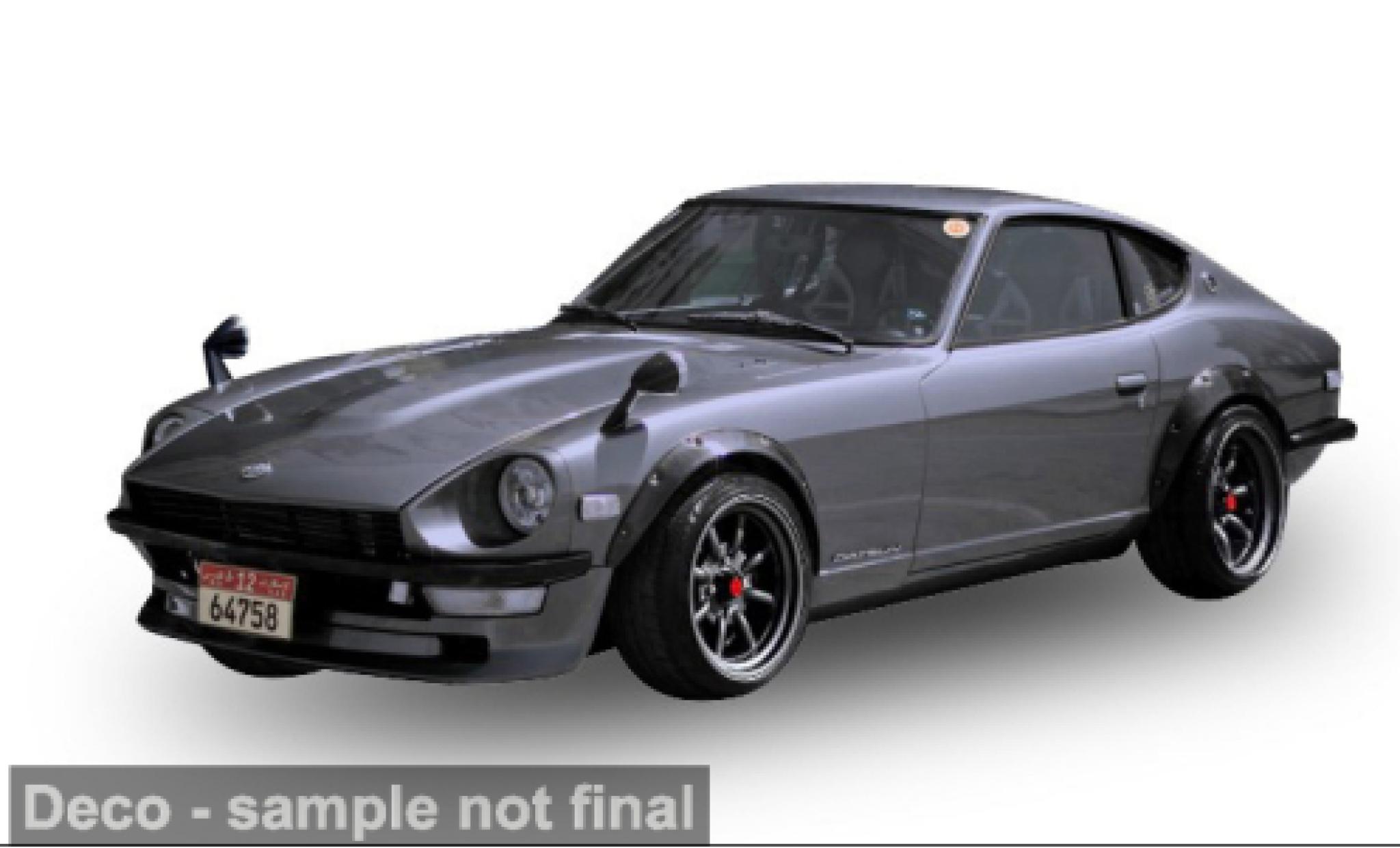 Datsun 240Z Sun Star grau 1971 1:18 modellino in miniatura