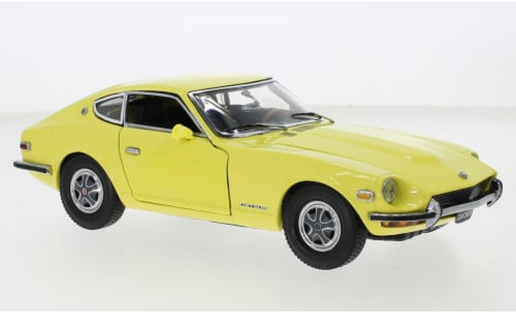Datsun 240Z 1/18 Sun Star gelb 1972 1:18 modellino in miniatura