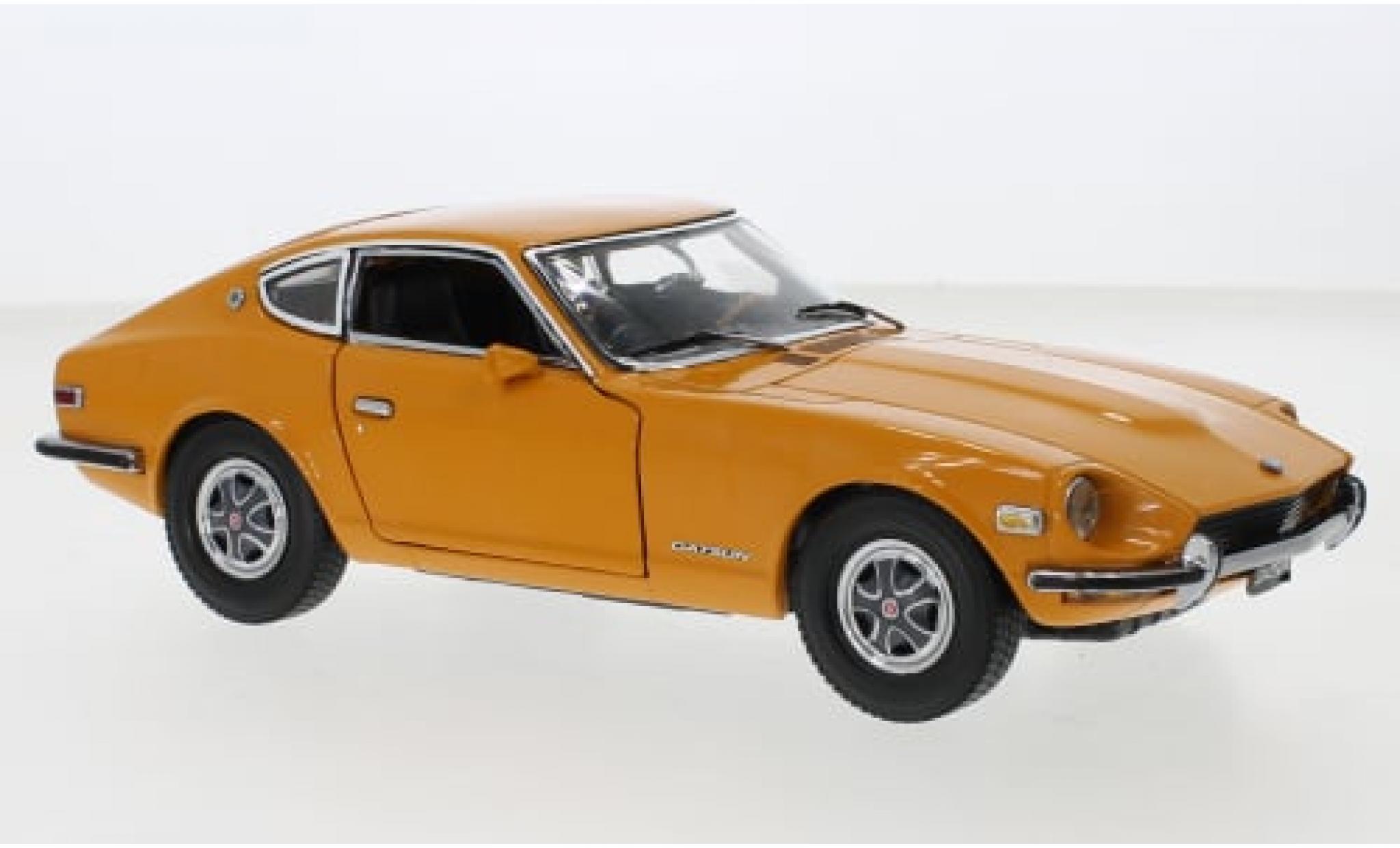 Datsun 240Z 1/18 Sun Star orange 1972 1:18 modellino in miniatura