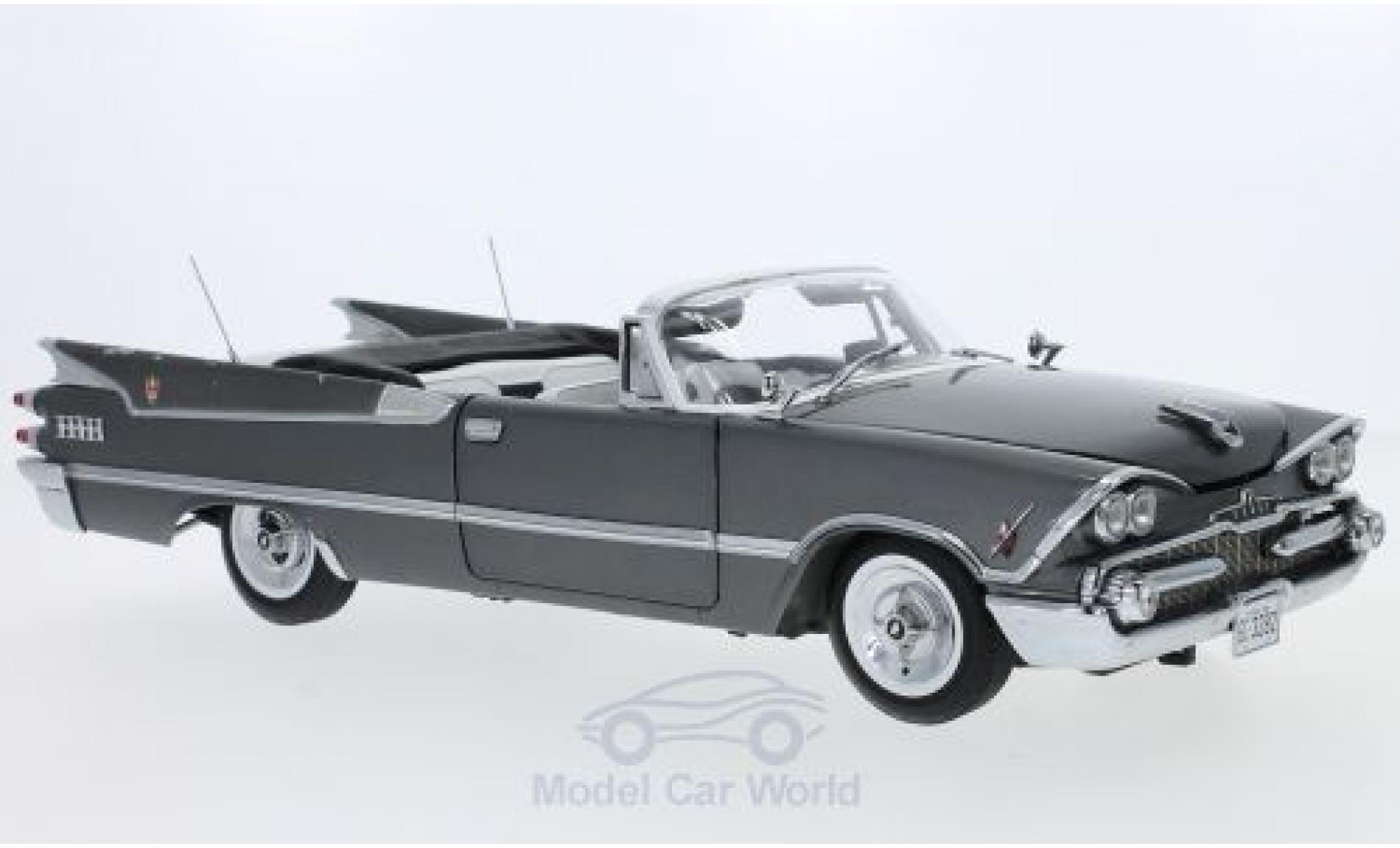 Dodge Custom Royal Lancer 1/18 Sun Star Convertibile grigio 1959 ohne Vitrine modellino in miniatura