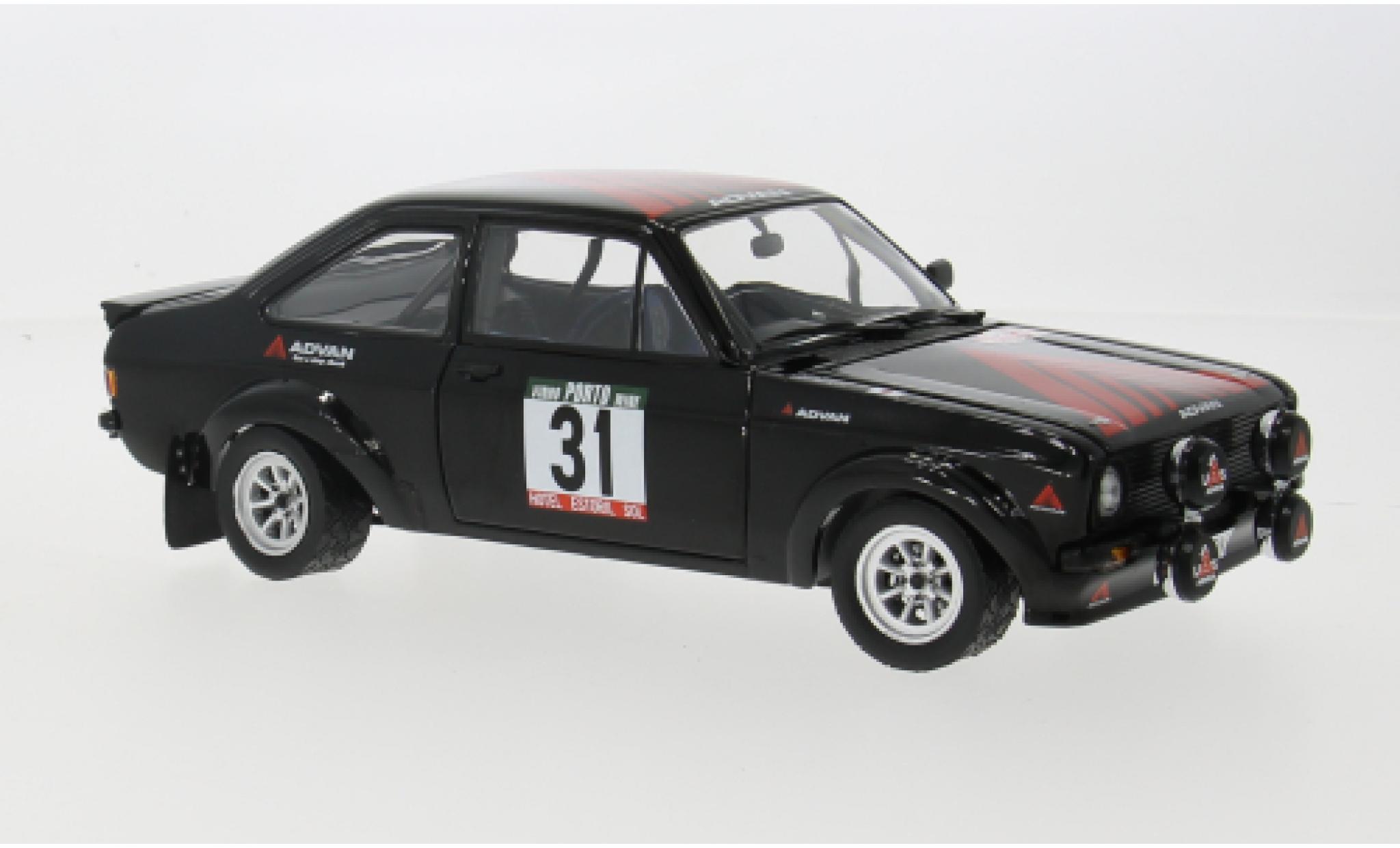 Ford Escort Sun Star Mk II RS 1800 RHD No.31 Rallye WM Rallye Portugal 1981 1:18 modellino in miniatura